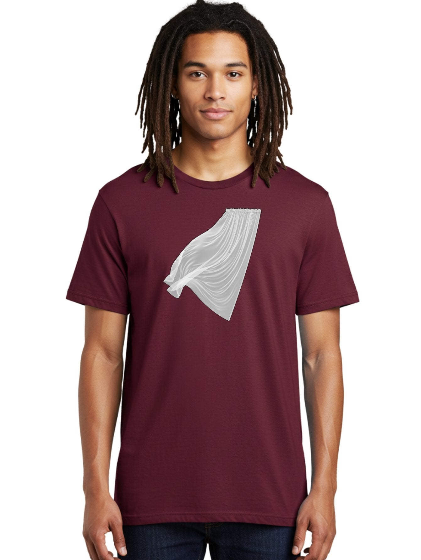 White-Curtain-1 Men'S Graphic Tee, 100% Cotton, Comfortable Casual Summer Wear, Machine Washable, Vintage Camera, Old Camera, Antique Camera, Black Camera, Classic Photography, Photography Equipment, Nostalgic Device, Film Camera, Camera Art Bah370 24