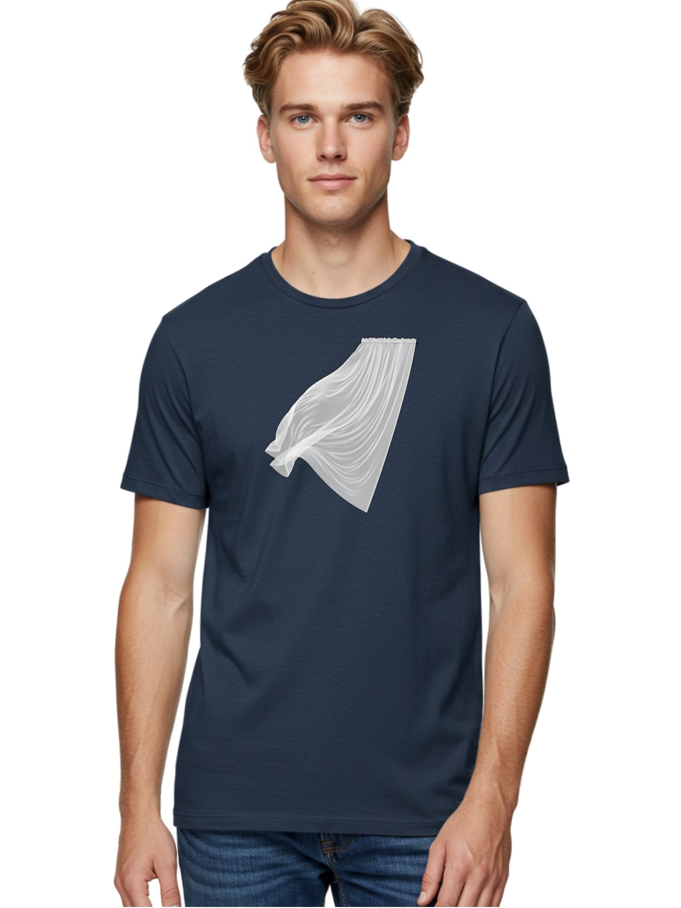 White-Curtain-1 Men'S Graphic Tee, 100% Cotton, Comfortable Casual Summer Wear, Machine Washable, Vintage Camera, Old Camera, Antique Camera, Black Camera, Classic Photography, Photography Equipment, Nostalgic Device, Film Camera, Camera Art Bah370 21