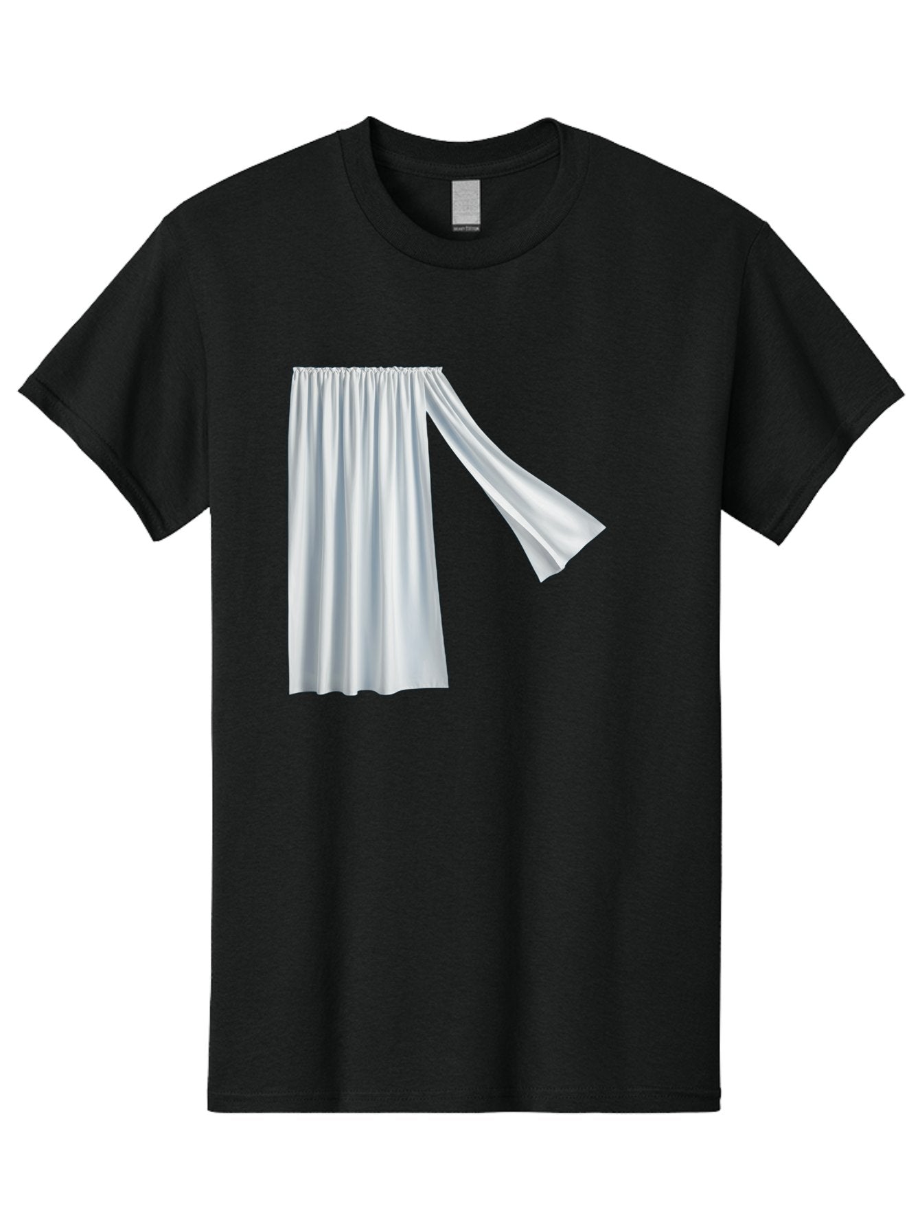 White-Curtain-2 Men'S Graphic Tee, 100% Cotton, Comfortable Casual Summer Wear, Machine Washable, Vintage Camera, Old Camera, Antique Camera, Black Camera, Classic Photography, Photography Equipment, Nostalgic Device, Film Camera, Camera Art Bah371 3