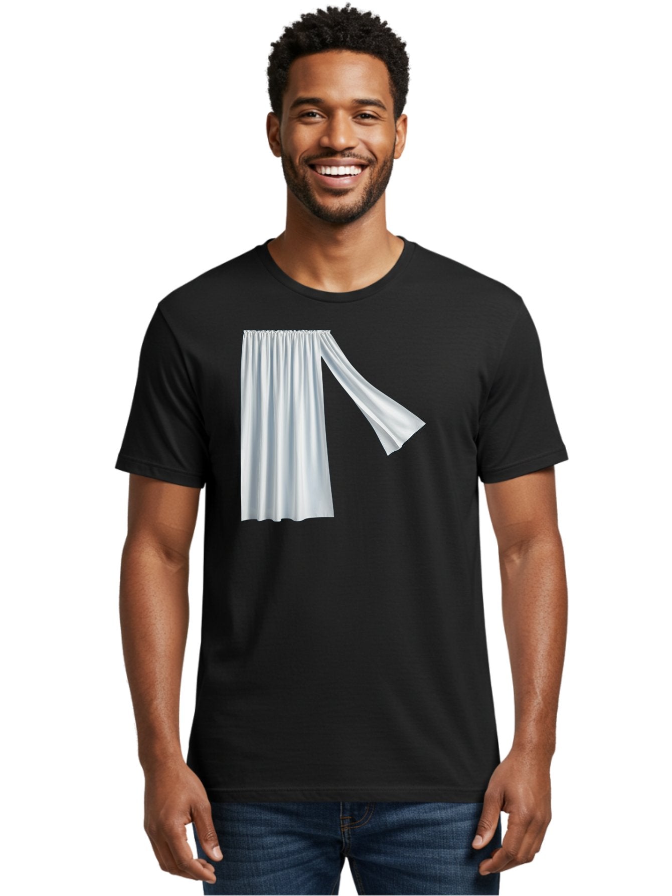 White-Curtain-2 Men'S Graphic Tee, 100% Cotton, Comfortable Casual Summer Wear, Machine Washable, Vintage Camera, Old Camera, Antique Camera, Black Camera, Classic Photography, Photography Equipment, Nostalgic Device, Film Camera, Camera Art Bah371 22