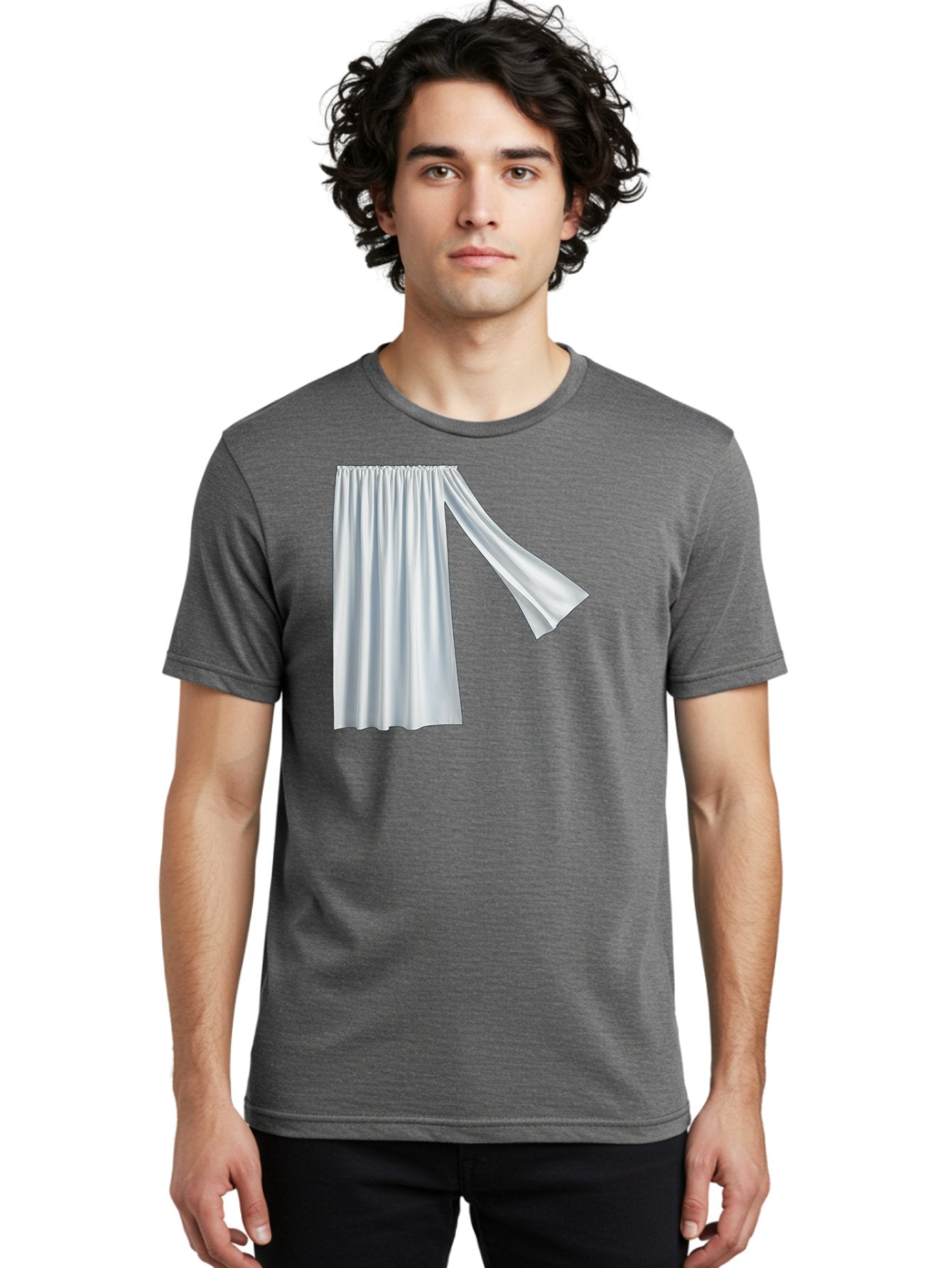 White-Curtain-2 Men'S Graphic Tee, 100% Cotton, Comfortable Casual Summer Wear, Machine Washable, Vintage Camera, Old Camera, Antique Camera, Black Camera, Classic Photography, Photography Equipment, Nostalgic Device, Film Camera, Camera Art Bah371 26