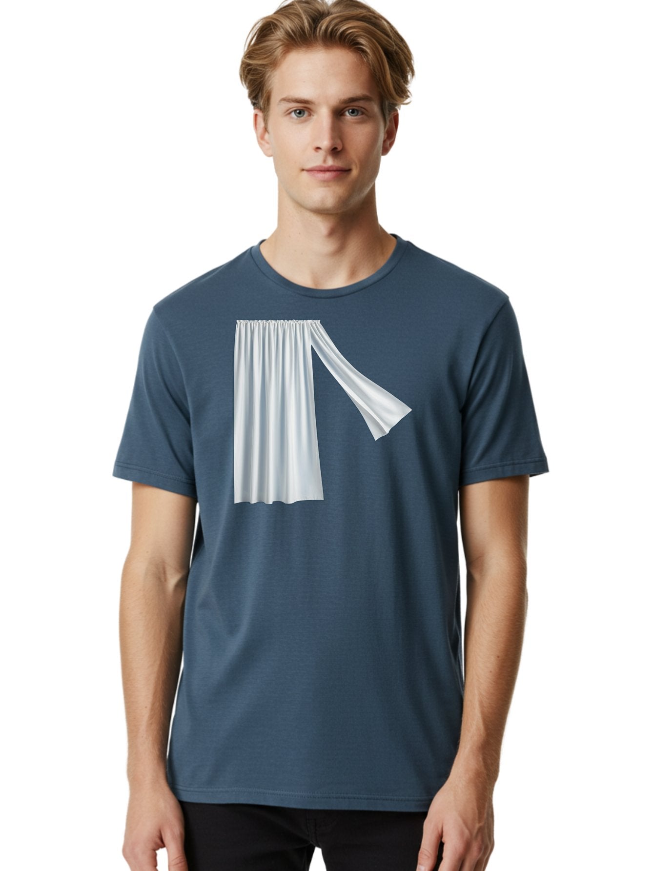 White-Curtain-2 Men'S Graphic Tee, 100% Cotton, Comfortable Casual Summer Wear, Machine Washable, Vintage Camera, Old Camera, Antique Camera, Black Camera, Classic Photography, Photography Equipment, Nostalgic Device, Film Camera, Camera Art Bah371 30