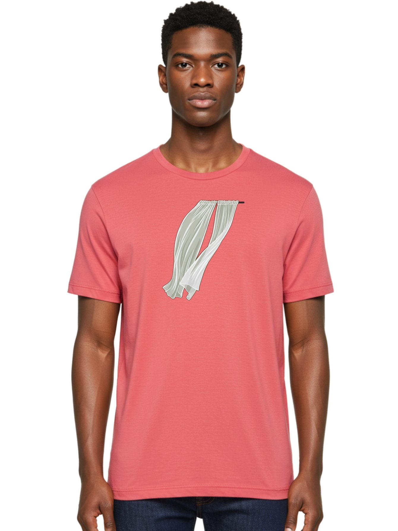 White-Curtains-1 Men'S Graphic Tee, 100% Cotton, Comfortable Casual Summer Wear, Machine Washable, Vintage Camera, Old Camera, Antique Camera, Black Camera, Classic Photography, Photography Equipment, Nostalgic Device, Film Camera, Camera Art Bah373 23