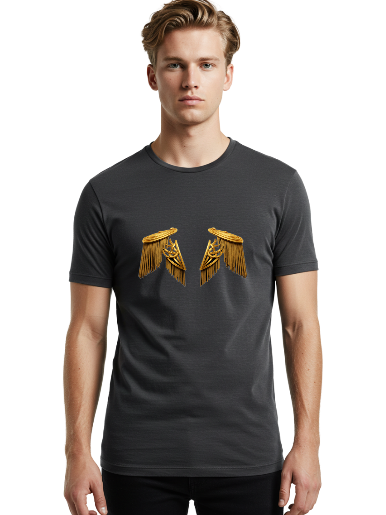 Winged-Epaulettes Men'S Graphic Tee, 100% Cotton, Comfortable Casual Summer Wear, Machine Washable, Vintage Camera, Old Camera, Antique Camera, Black Camera, Classic Photography, Photography Equipment, Nostalgic Device, Film Camera, Camera Art Bah385 18