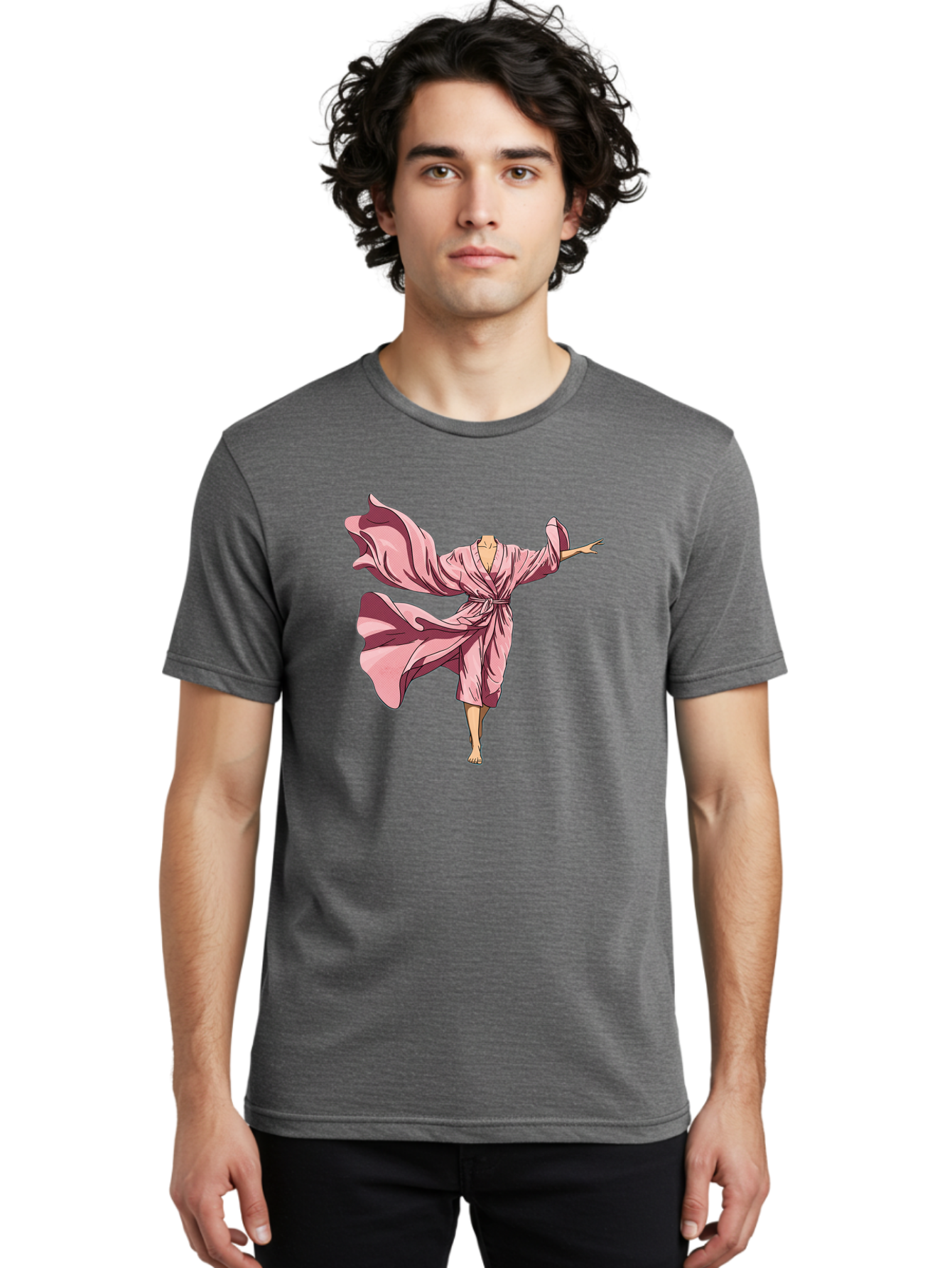 Woman-In-Flowing-Pink-Robe Men'S Graphic Tee, 100% Cotton, Comfortable Casual Summer Wear, Machine Washable, Vintage Camera, Old Camera, Antique Camera, Black Camera, Classic Photography, Photography Equipment, Nostalgic Device, Film Camera, Bah391 29