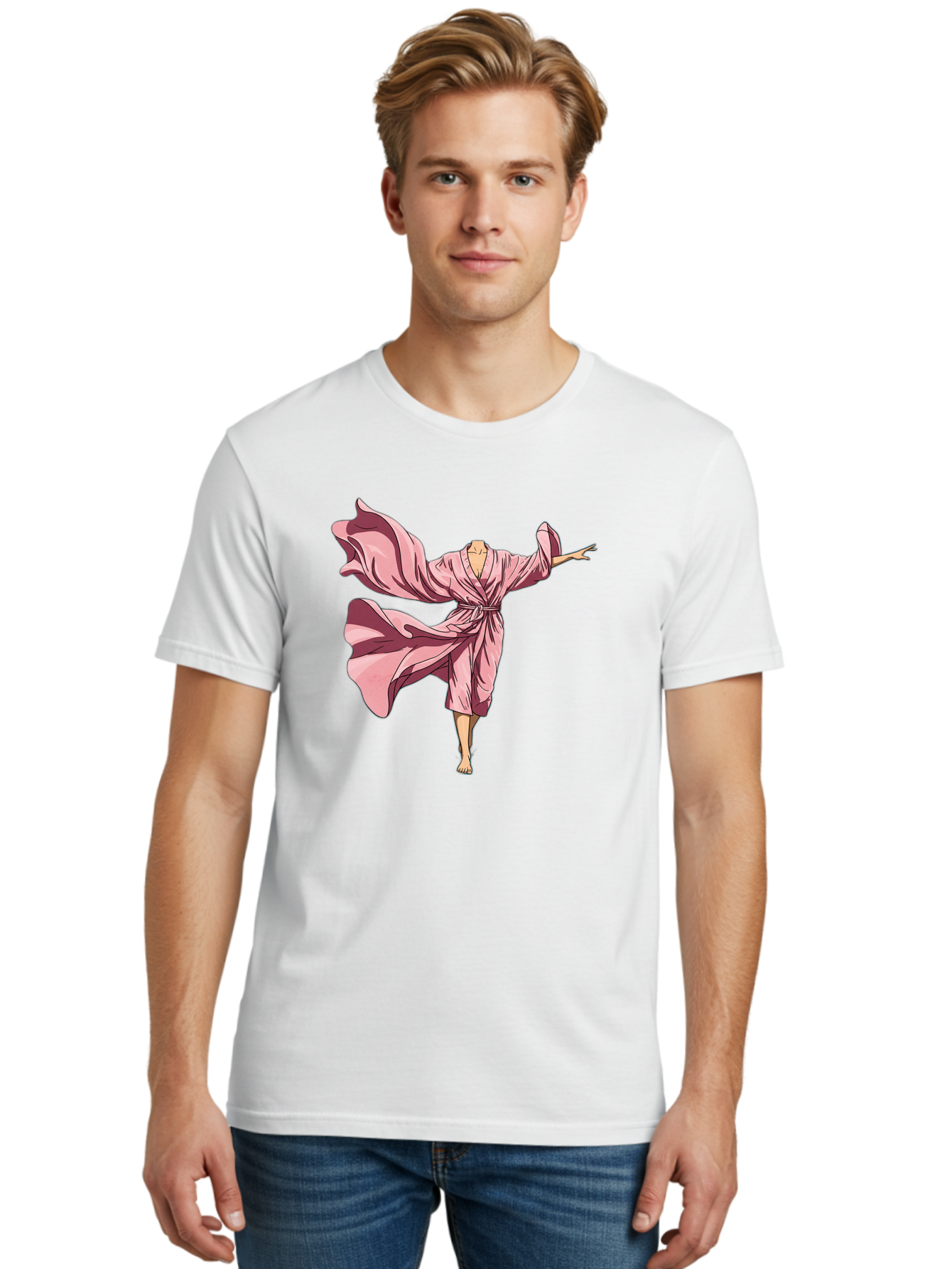 Woman-In-Flowing-Pink-Robe Men'S Graphic Tee, 100% Cotton, Comfortable Casual Summer Wear, Machine Washable, Vintage Camera, Old Camera, Antique Camera, Black Camera, Classic Photography, Photography Equipment, Nostalgic Device, Film Camera, Bah391 18