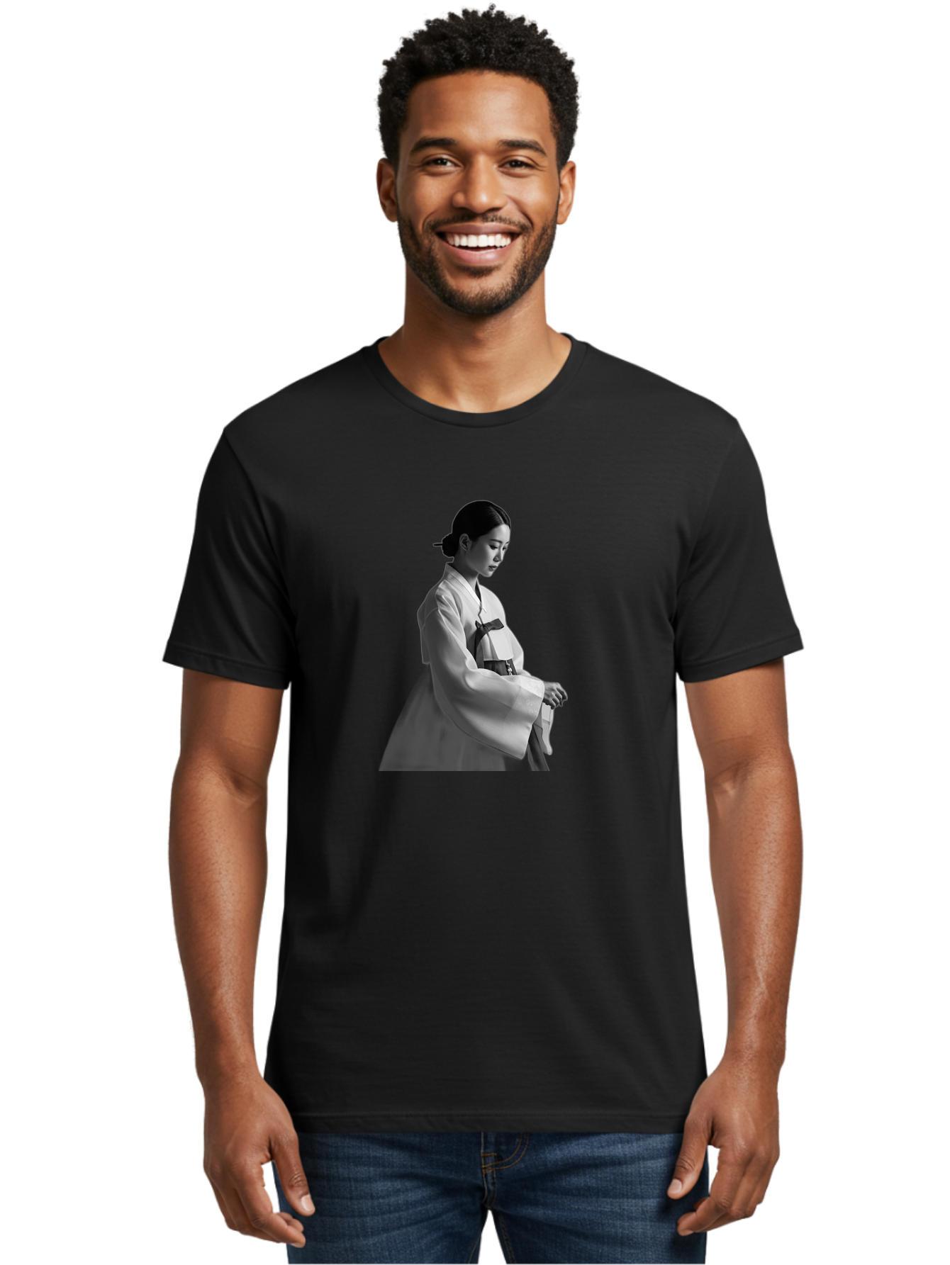 Woman-In-Hanbok Men'S Graphic Tee, 100% Cotton, Comfortable Casual Summer Wear, Machine Washable, Vintage Camera, Old Camera, Antique Camera, Black Camera, Classic Photography, Photography Equipment, Nostalgic Device, Film Camera, Camera Art Bah392 17