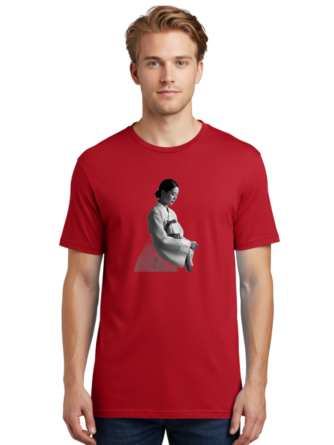 Woman-In-Hanbok Men'S Graphic Tee, 100% Cotton, Comfortable Casual Summer Wear, Machine Washable, Vintage Camera, Old Camera, Antique Camera, Black Camera, Classic Photography, Photography Equipment, Nostalgic Device, Film Camera, Camera Art Bah392 23