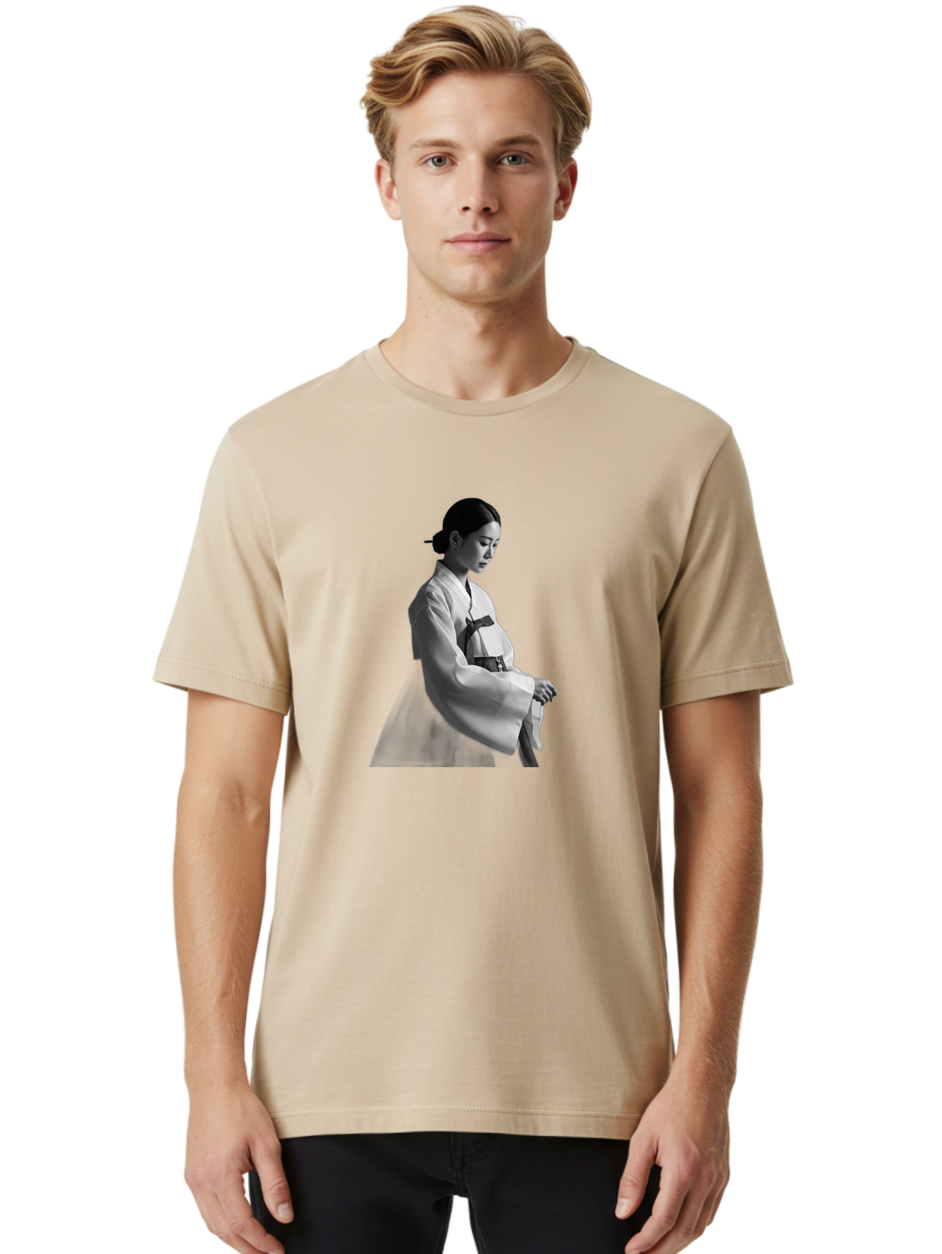 Woman-In-Hanbok Men'S Graphic Tee, 100% Cotton, Comfortable Casual Summer Wear, Machine Washable, Vintage Camera, Old Camera, Antique Camera, Black Camera, Classic Photography, Photography Equipment, Nostalgic Device, Film Camera, Camera Art Bah392 16