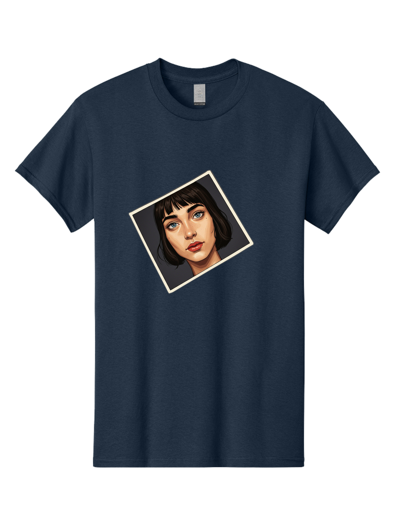 Woman-Portrait Men'S Graphic Tee, 100% Cotton, Comfortable Casual Summer Wear, Machine Washable, Vintage Camera, Old Camera, Antique Camera, Black Camera, Classic Photography, Photography Equipment, Nostalgic Device, Film Camera, Camera Art Bah394