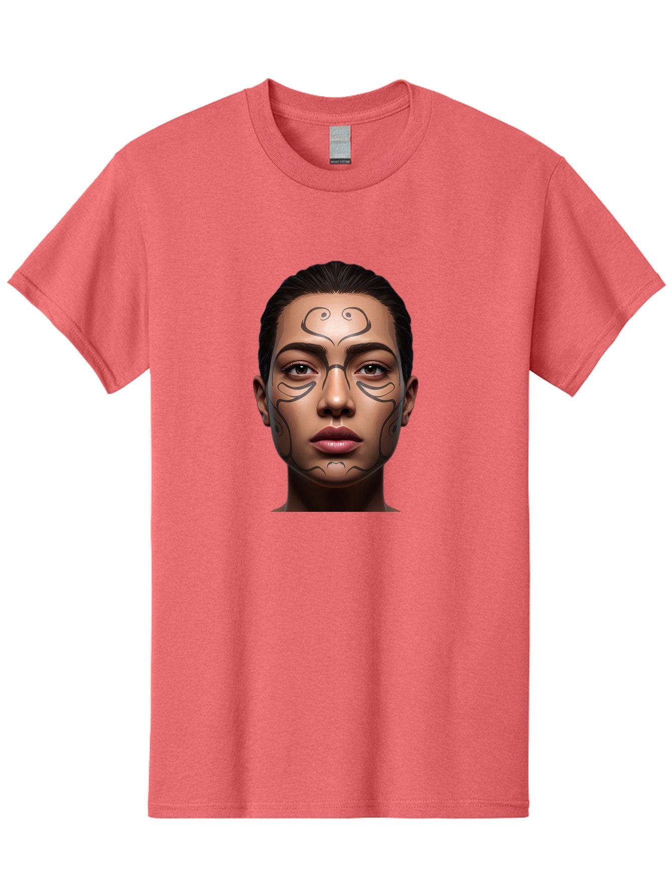 Woman-With-Tribal-Face-Paint Men'S Graphic Tee, 100% Cotton, Comfortable Casual Summer Wear, Machine Washable, Vintage Camera, Old Camera, Antique Camera, Black Camera, Classic Photography, Photography Equipment, Nostalgic Device, Film Camera, Bah396 4