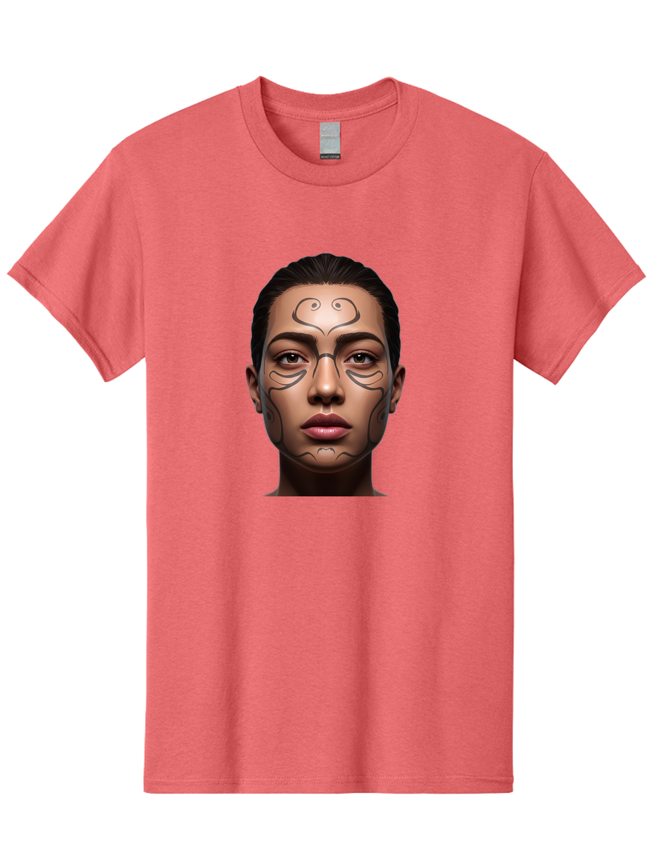 Woman-With-Tribal-Face-Paint Men'S Graphic Tee, 100% Cotton, Comfortable Casual Summer Wear, Machine Washable, Vintage Camera, Old Camera, Antique Camera, Black Camera, Classic Photography, Photography Equipment, Nostalgic Device, Film Camera, Bah396 12