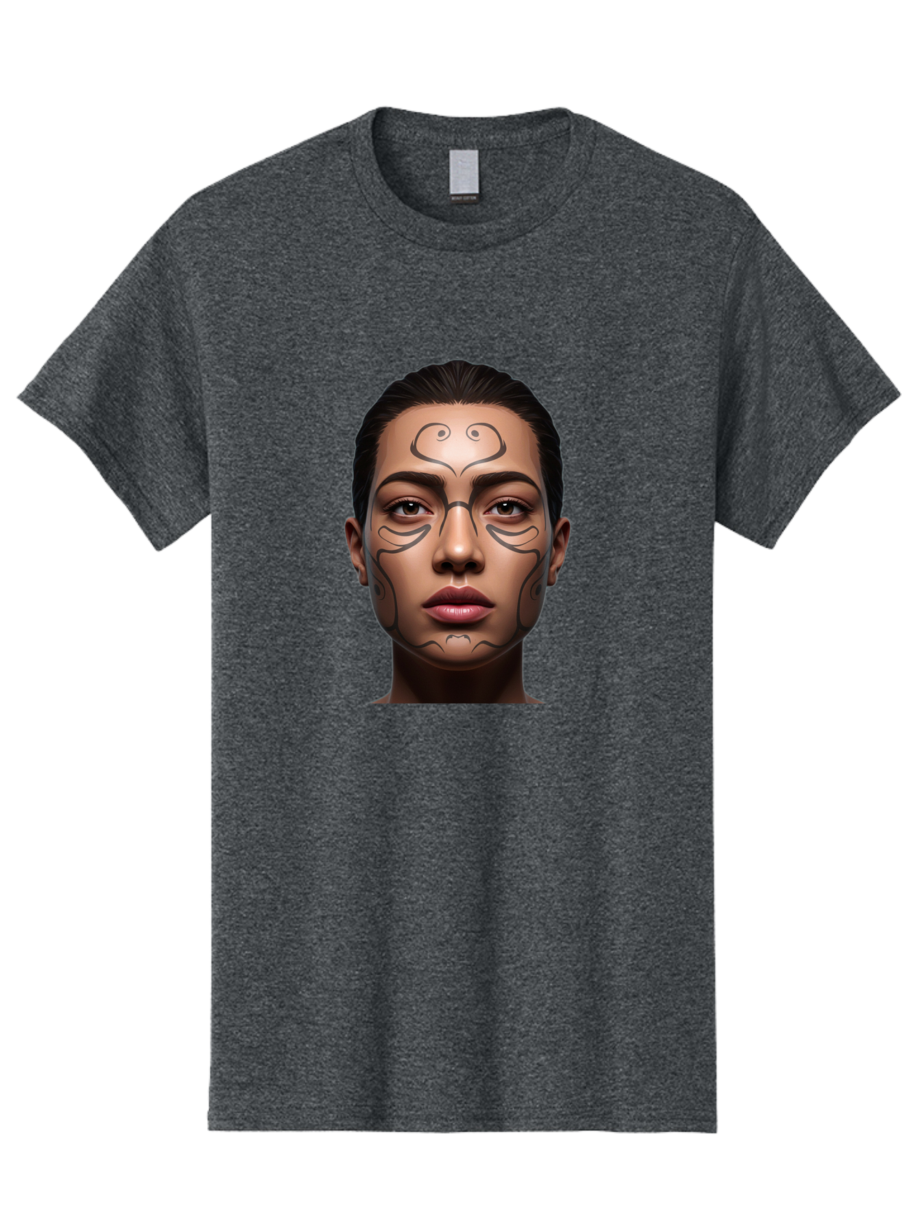Woman-With-Tribal-Face-Paint Men'S Graphic Tee, 100% Cotton, Comfortable Casual Summer Wear, Machine Washable, Vintage Camera, Old Camera, Antique Camera, Black Camera, Classic Photography, Photography Equipment, Nostalgic Device, Film Camera, Bah396 11