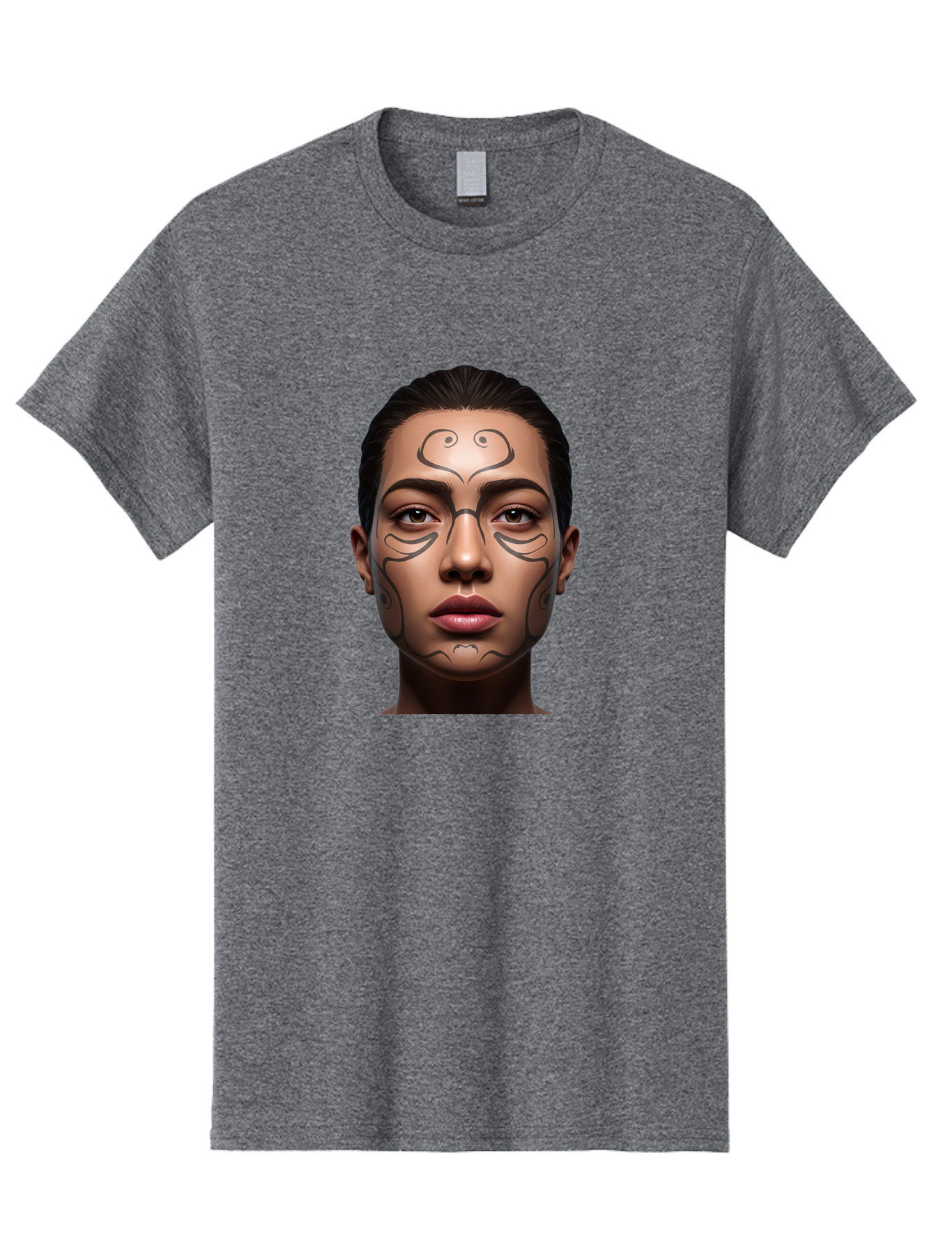 Woman-With-Tribal-Face-Paint Men'S Graphic Tee, 100% Cotton, Comfortable Casual Summer Wear, Machine Washable, Vintage Camera, Old Camera, Antique Camera, Black Camera, Classic Photography, Photography Equipment, Nostalgic Device, Film Camera, Bah396 9