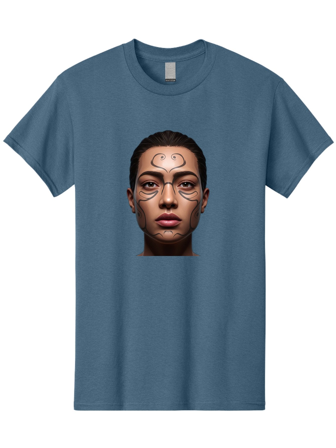 Woman-With-Tribal-Face-Paint Men'S Graphic Tee, 100% Cotton, Comfortable Casual Summer Wear, Machine Washable, Vintage Camera, Old Camera, Antique Camera, Black Camera, Classic Photography, Photography Equipment, Nostalgic Device, Film Camera, Bah396 8