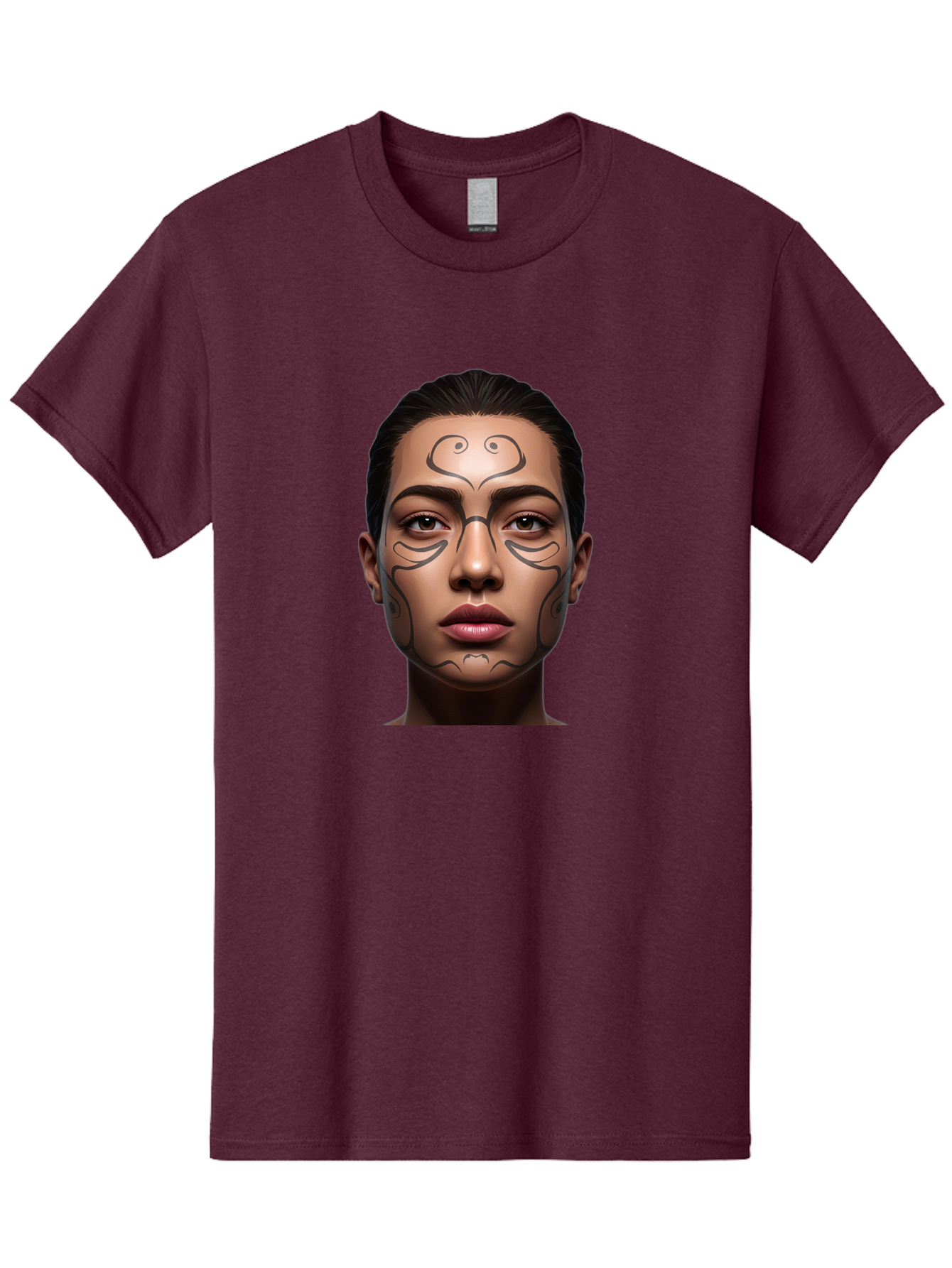 Woman-With-Tribal-Face-Paint Men'S Graphic Tee, 100% Cotton, Comfortable Casual Summer Wear, Machine Washable, Vintage Camera, Old Camera, Antique Camera, Black Camera, Classic Photography, Photography Equipment, Nostalgic Device, Film Camera, Bah396 15