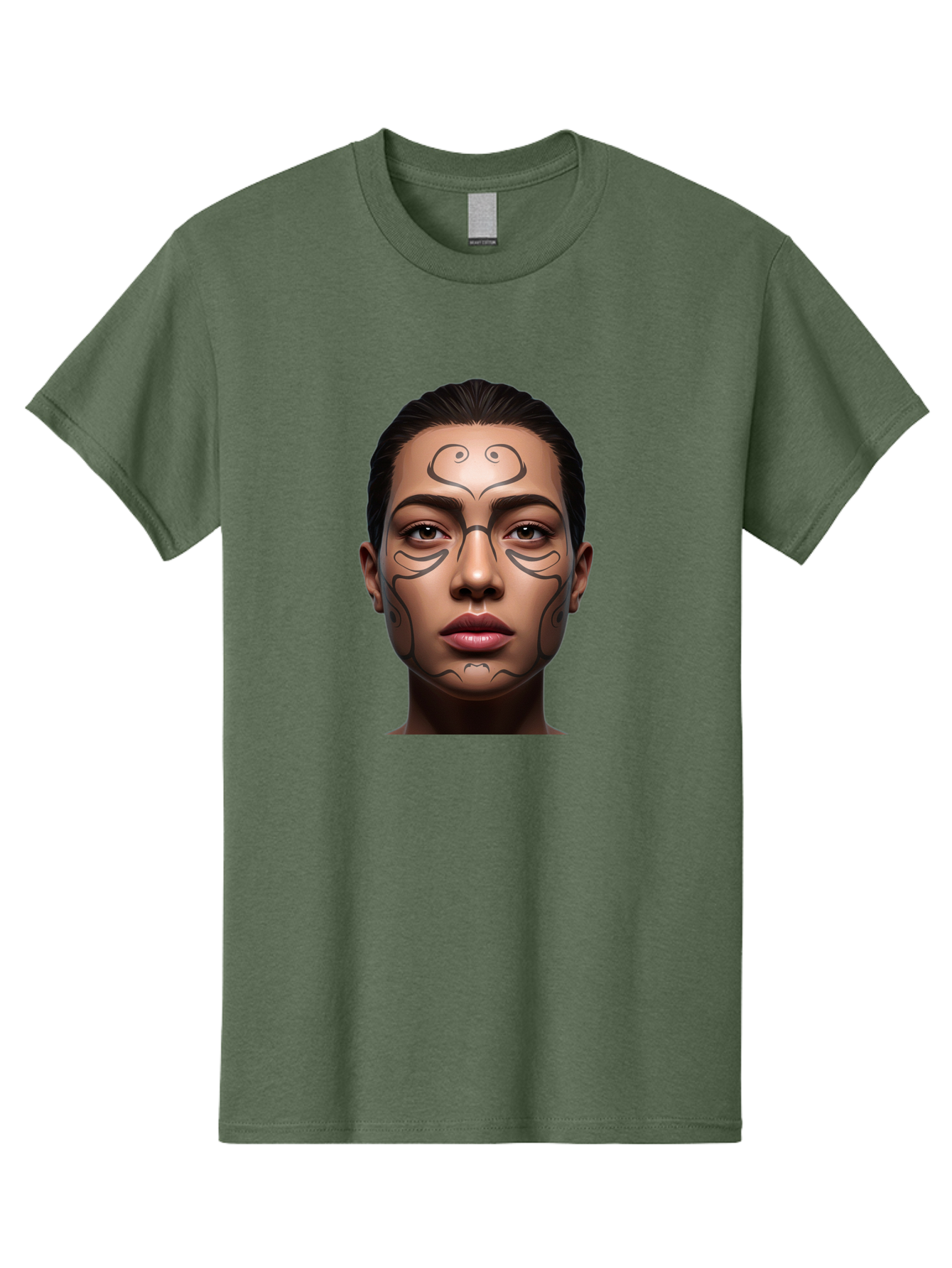 Woman-With-Tribal-Face-Paint Men'S Graphic Tee, 100% Cotton, Comfortable Casual Summer Wear, Machine Washable, Vintage Camera, Old Camera, Antique Camera, Black Camera, Classic Photography, Photography Equipment, Nostalgic Device, Film Camera, Bah396 5