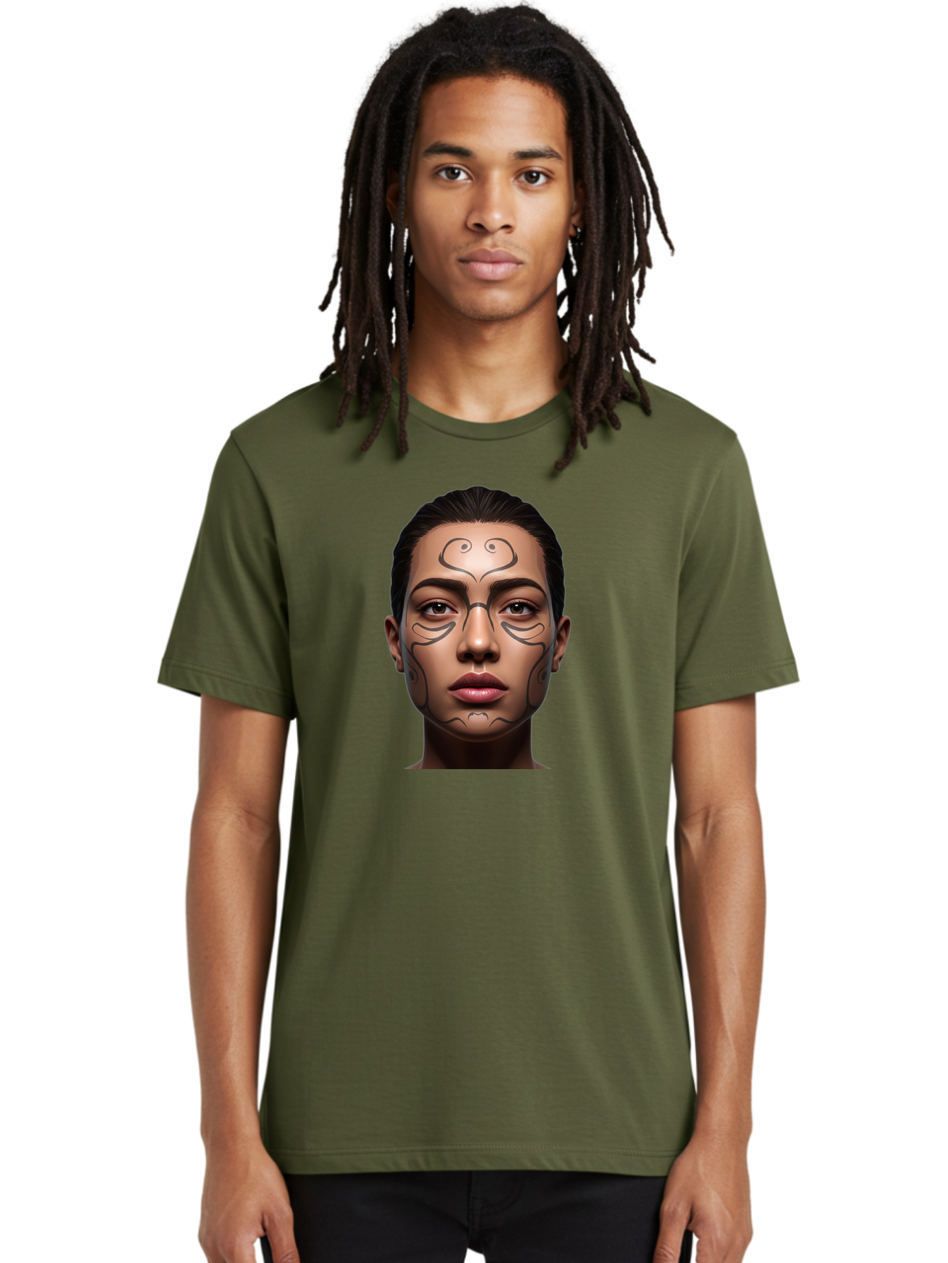 Woman-With-Tribal-Face-Paint Men'S Graphic Tee, 100% Cotton, Comfortable Casual Summer Wear, Machine Washable, Vintage Camera, Old Camera, Antique Camera, Black Camera, Classic Photography, Photography Equipment, Nostalgic Device, Film Camera, Bah396 20