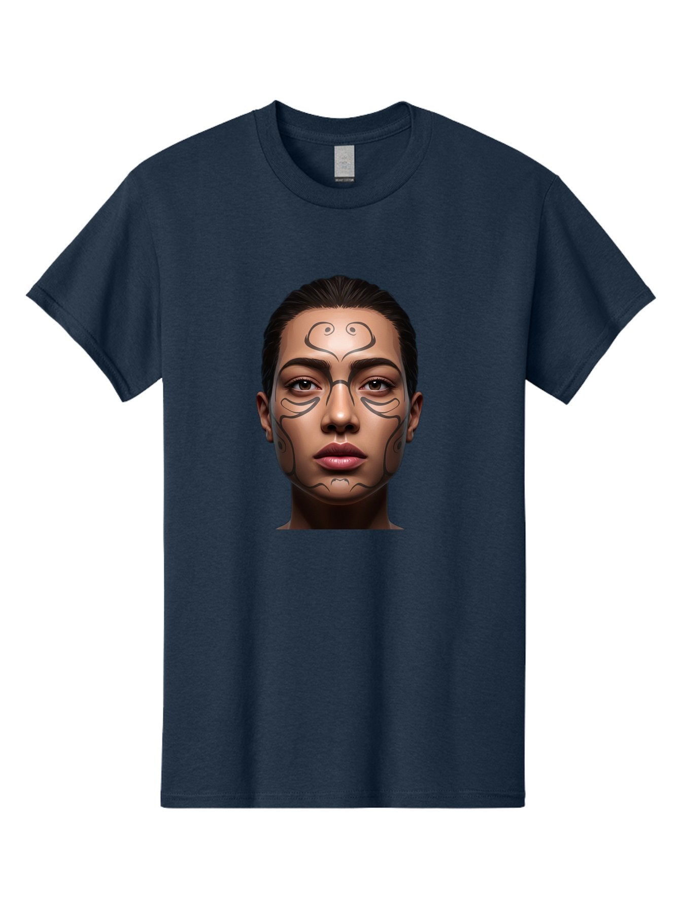 Woman-With-Tribal-Face-Paint Men'S Graphic Tee, 100% Cotton, Comfortable Casual Summer Wear, Machine Washable, Vintage Camera, Old Camera, Antique Camera, Black Camera, Classic Photography, Photography Equipment, Nostalgic Device, Film Camera, Bah396 6