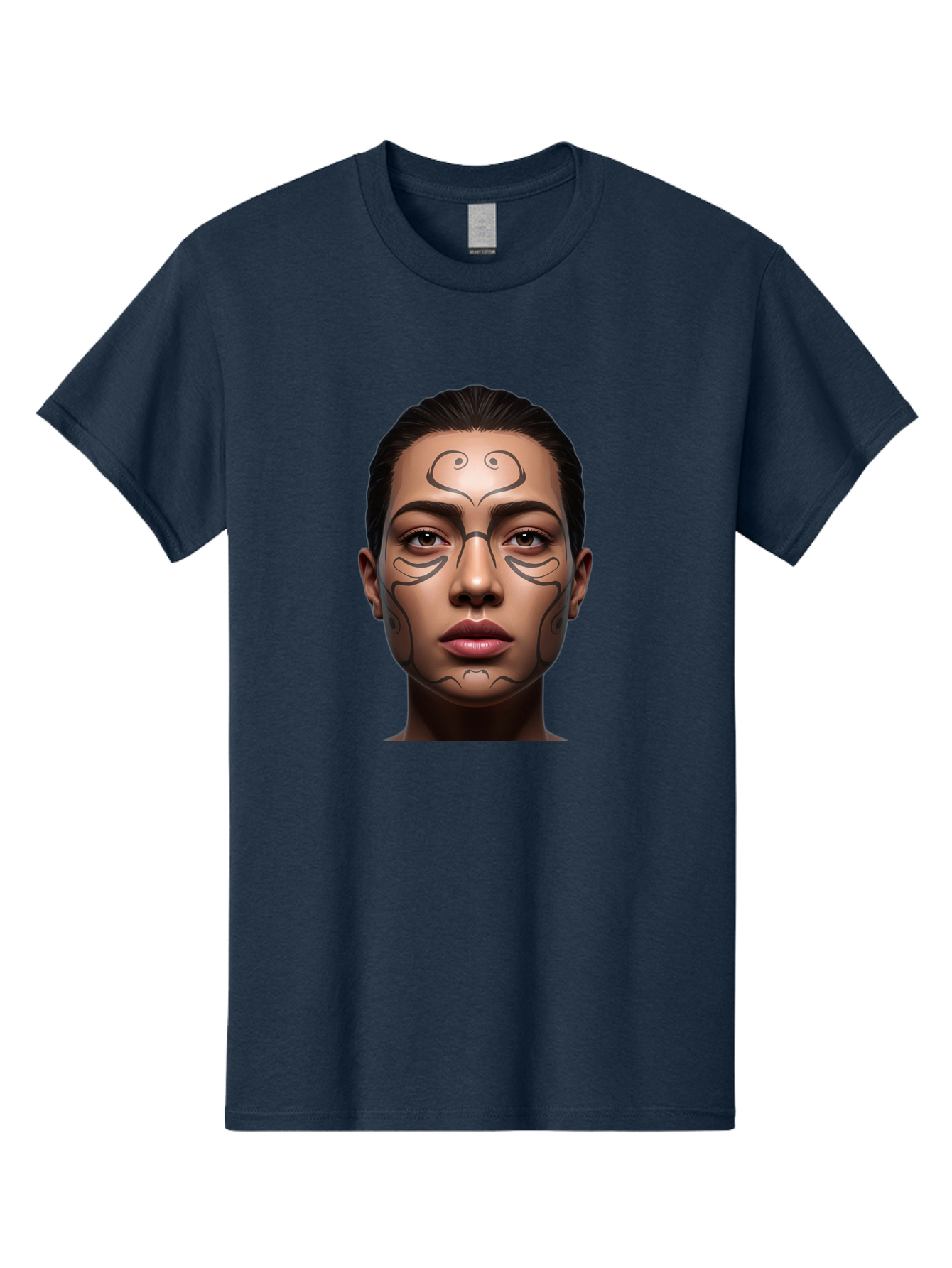 Woman-With-Tribal-Face-Paint Men'S Graphic Tee, 100% Cotton, Comfortable Casual Summer Wear, Machine Washable, Vintage Camera, Old Camera, Antique Camera, Black Camera, Classic Photography, Photography Equipment, Nostalgic Device, Film Camera, Bah396 7