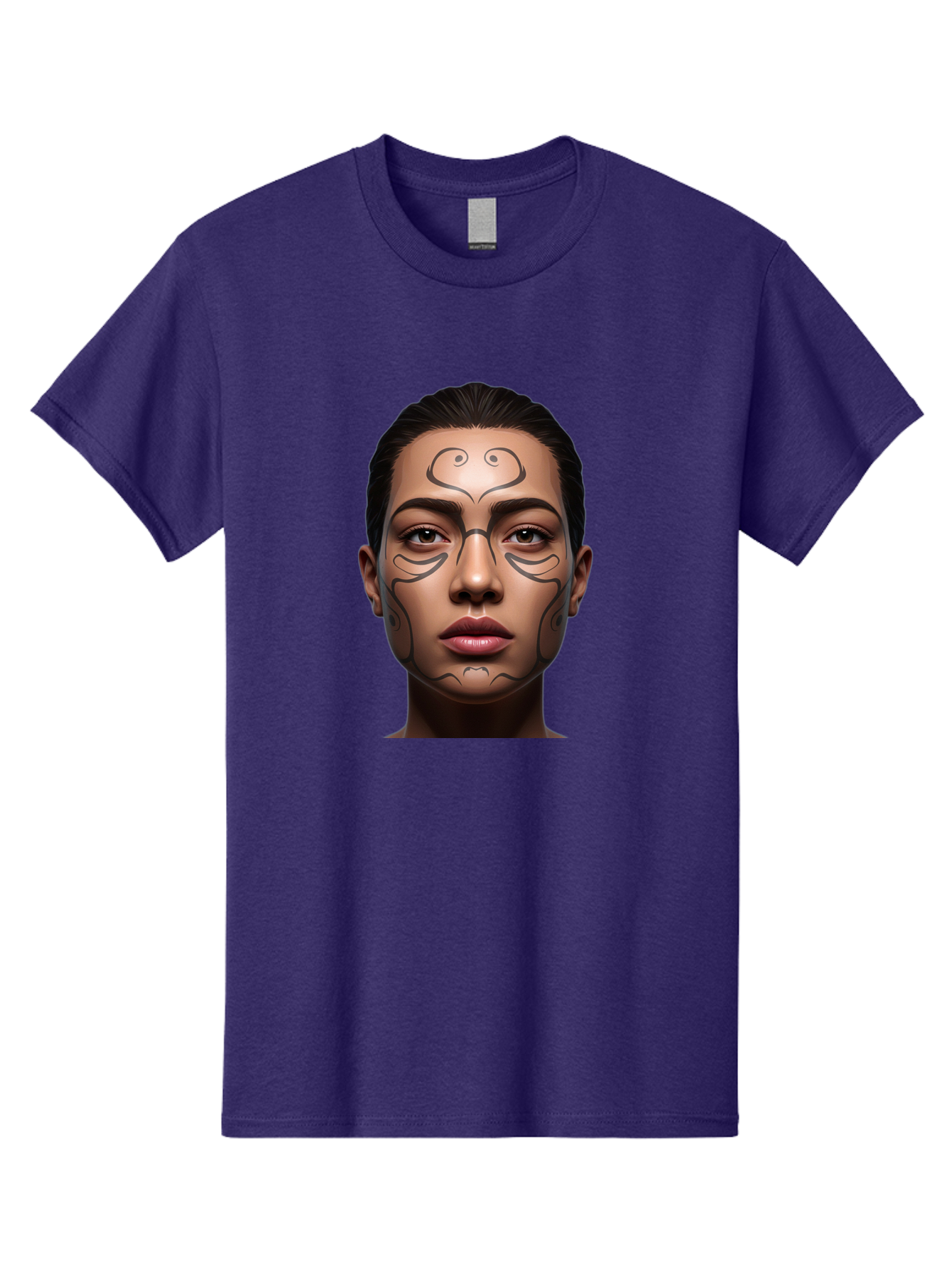 Woman-With-Tribal-Face-Paint Men'S Graphic Tee, 100% Cotton, Comfortable Casual Summer Wear, Machine Washable, Vintage Camera, Old Camera, Antique Camera, Black Camera, Classic Photography, Photography Equipment, Nostalgic Device, Film Camera, Bah396 8