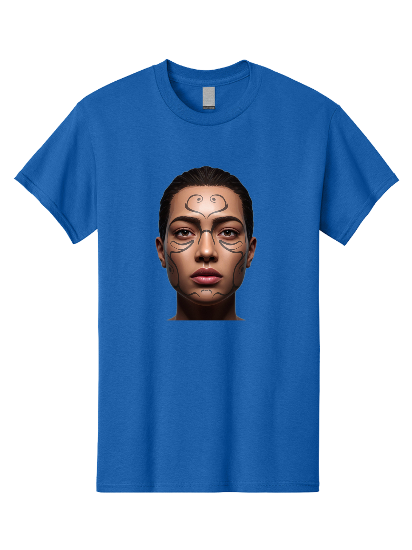 Woman-With-Tribal-Face-Paint Men'S Graphic Tee, 100% Cotton, Comfortable Casual Summer Wear, Machine Washable, Vintage Camera, Old Camera, Antique Camera, Black Camera, Classic Photography, Photography Equipment, Nostalgic Device, Film Camera, Bah396 3