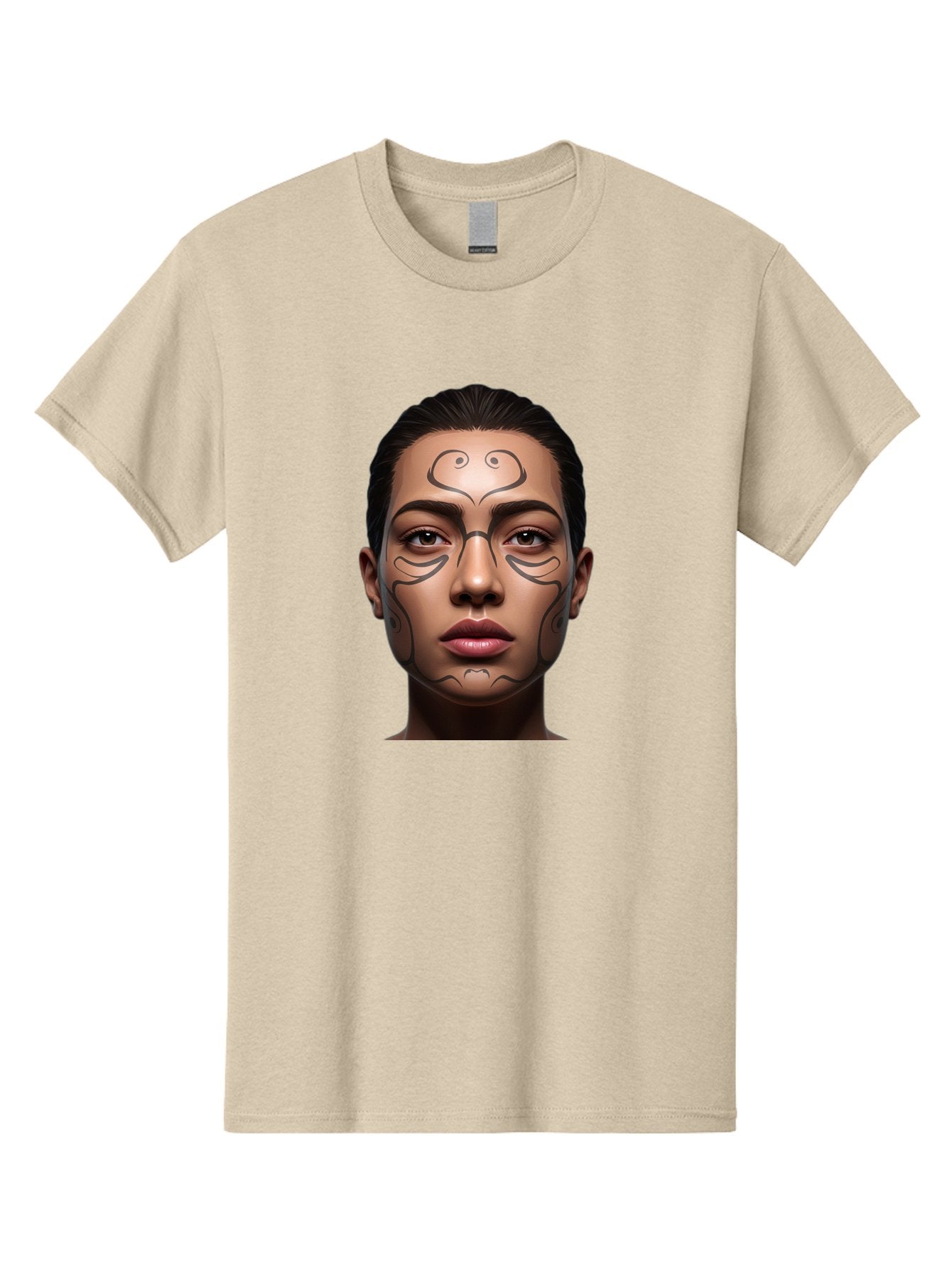 Woman-With-Tribal-Face-Paint Men'S Graphic Tee, 100% Cotton, Comfortable Casual Summer Wear, Machine Washable, Vintage Camera, Old Camera, Antique Camera, Black Camera, Classic Photography, Photography Equipment, Nostalgic Device, Film Camera, Bah396