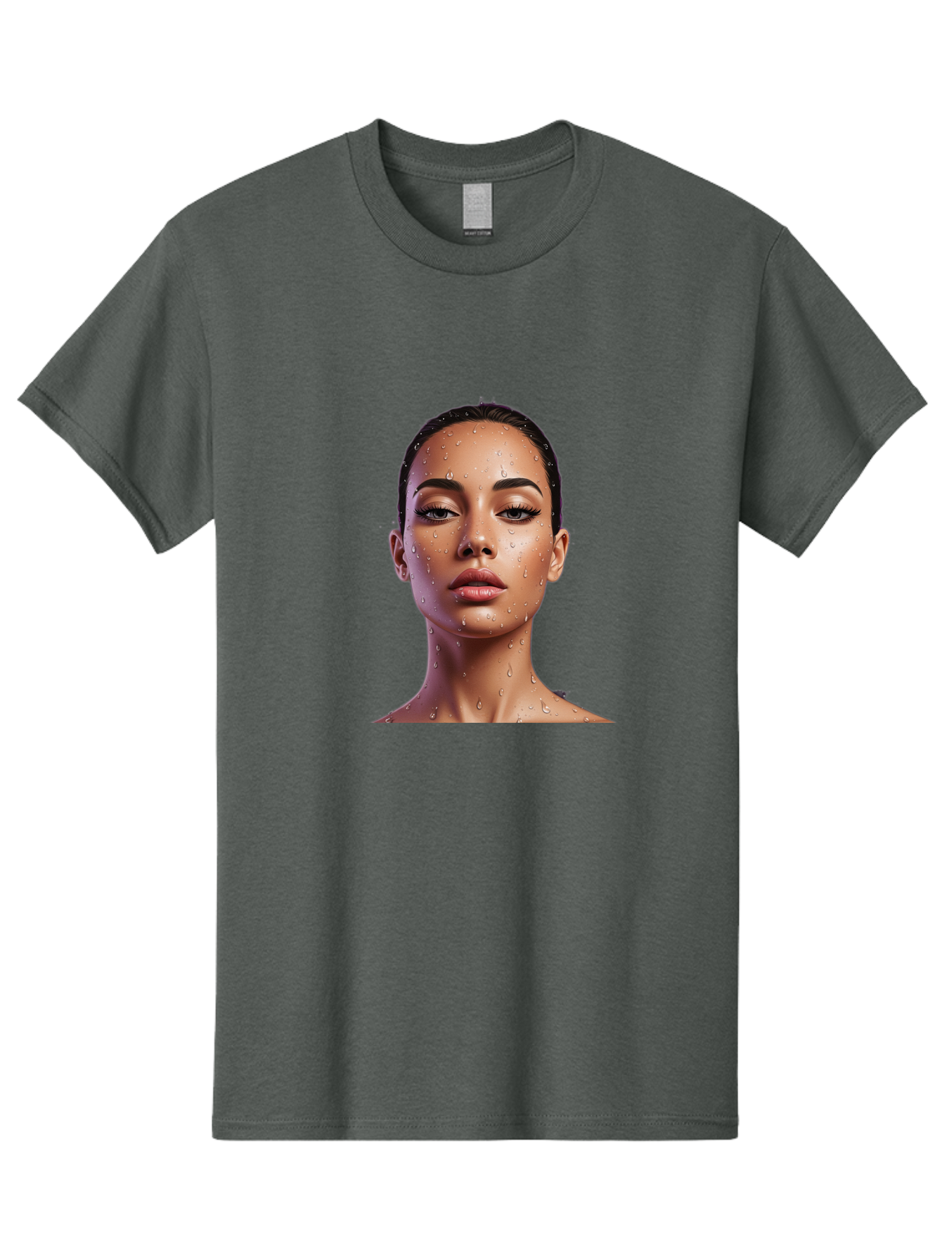 Woman-With-Water-Droplets Men'S Graphic Tee, 100% Cotton, Comfortable Casual Summer Wear, Machine Washable, Vintage Camera, Old Camera, Antique Camera, Black Camera, Classic Photography, Photography Equipment, Nostalgic Device, Film Camera, Bah397 4