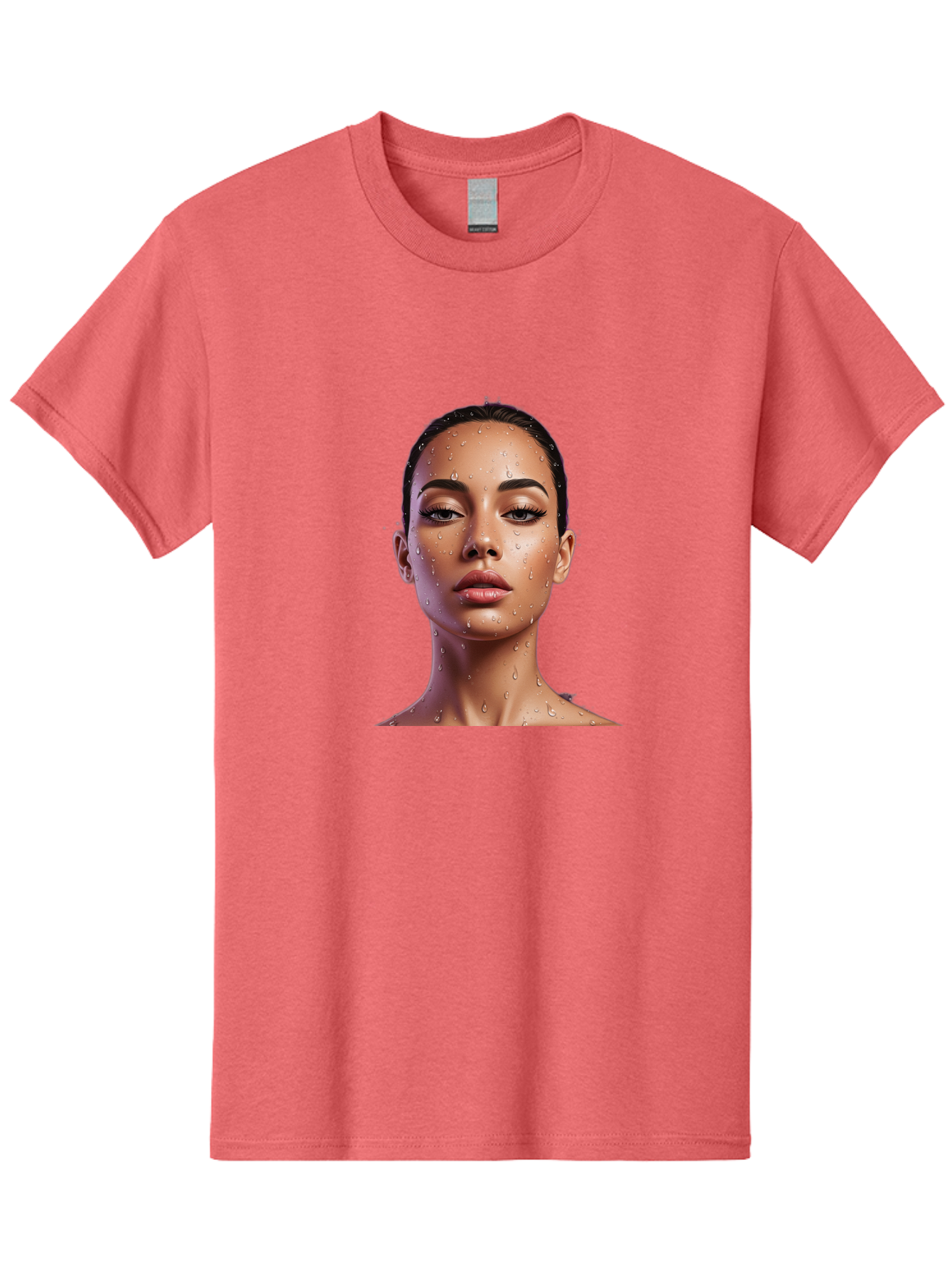 Woman-With-Water-Droplets Men'S Graphic Tee, 100% Cotton, Comfortable Casual Summer Wear, Machine Washable, Vintage Camera, Old Camera, Antique Camera, Black Camera, Classic Photography, Photography Equipment, Nostalgic Device, Film Camera, Bah397