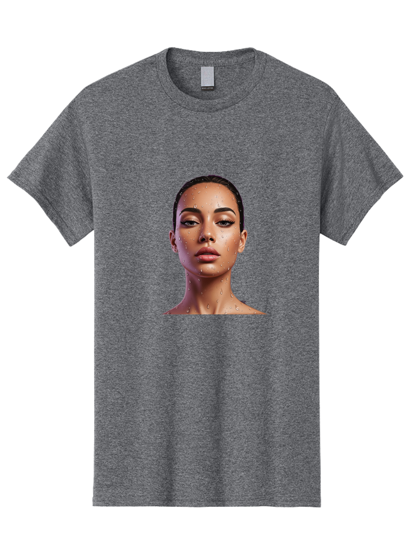 Woman-With-Water-Droplets Men'S Graphic Tee, 100% Cotton, Comfortable Casual Summer Wear, Machine Washable, Vintage Camera, Old Camera, Antique Camera, Black Camera, Classic Photography, Photography Equipment, Nostalgic Device, Film Camera, Bah397