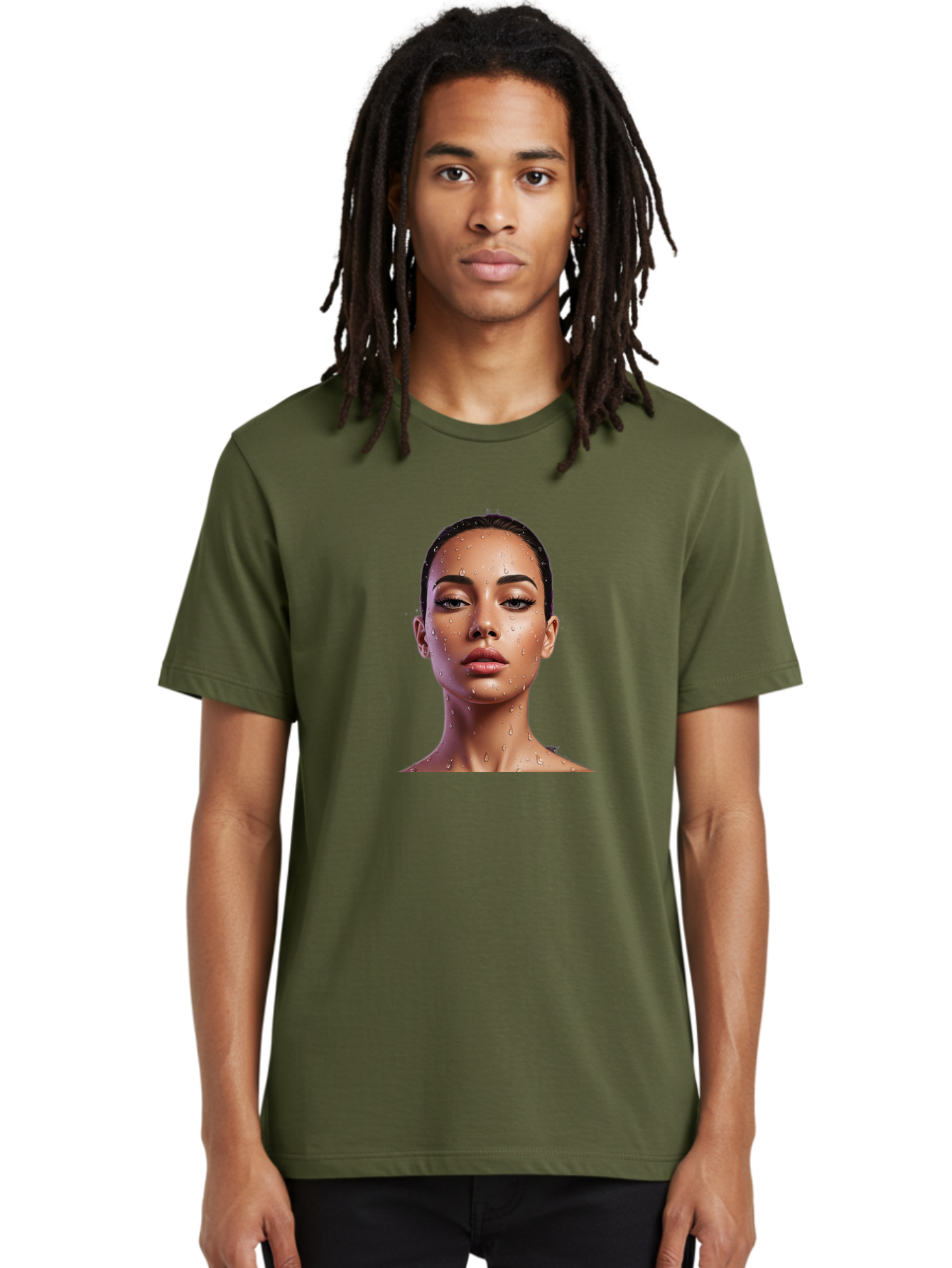 Woman-With-Water-Droplets Men'S Graphic Tee, 100% Cotton, Comfortable Casual Summer Wear, Machine Washable, Vintage Camera, Old Camera, Antique Camera, Black Camera, Classic Photography, Photography Equipment, Nostalgic Device, Film Camera, Bah397 22