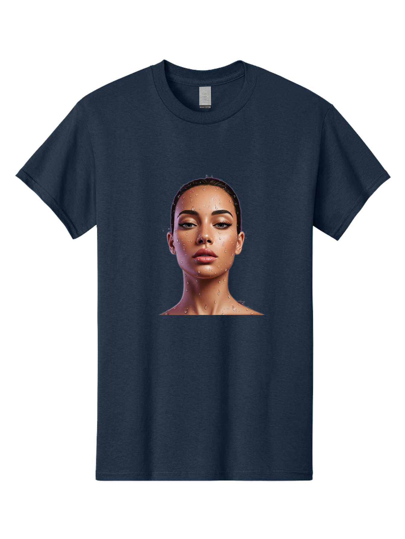 Woman-With-Water-Droplets Men'S Graphic Tee, 100% Cotton, Comfortable Casual Summer Wear, Machine Washable, Vintage Camera, Old Camera, Antique Camera, Black Camera, Classic Photography, Photography Equipment, Nostalgic Device, Film Camera, Bah397 14