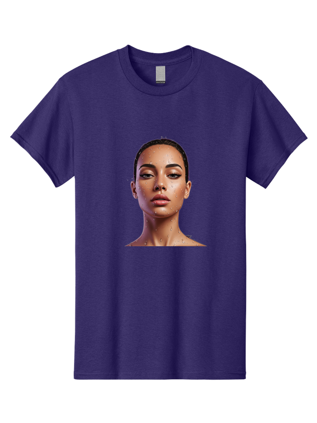 Woman-With-Water-Droplets Men'S Graphic Tee, 100% Cotton, Comfortable Casual Summer Wear, Machine Washable, Vintage Camera, Old Camera, Antique Camera, Black Camera, Classic Photography, Photography Equipment, Nostalgic Device, Film Camera, Bah397 8