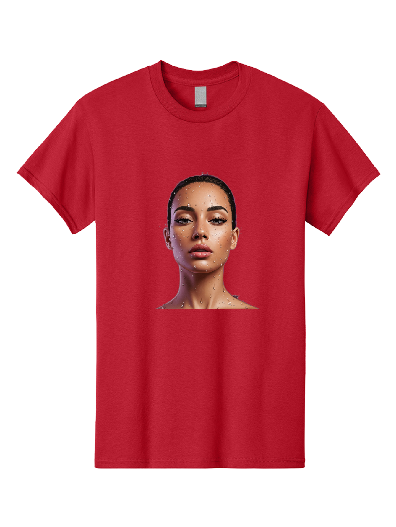 Woman-With-Water-Droplets Men'S Graphic Tee, 100% Cotton, Comfortable Casual Summer Wear, Machine Washable, Vintage Camera, Old Camera, Antique Camera, Black Camera, Classic Photography, Photography Equipment, Nostalgic Device, Film Camera, Bah397 3