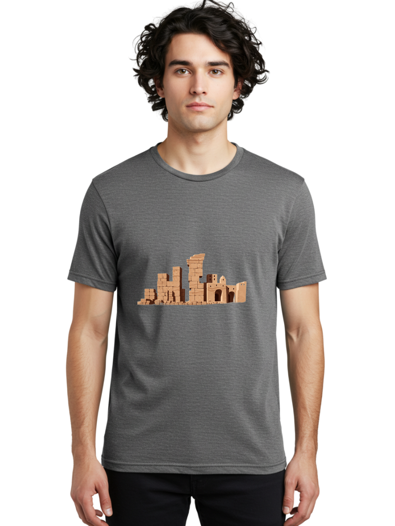 Wooden-Building-Blocks Men'S Graphic Tee, 100% Cotton, Comfortable Casual Summer Wear, Machine Washable, Vintage Camera, Old Camera, Antique Camera, Black Camera, Classic Photography, Photography Equipment, Nostalgic Device, Film Camera, Bah398 21
