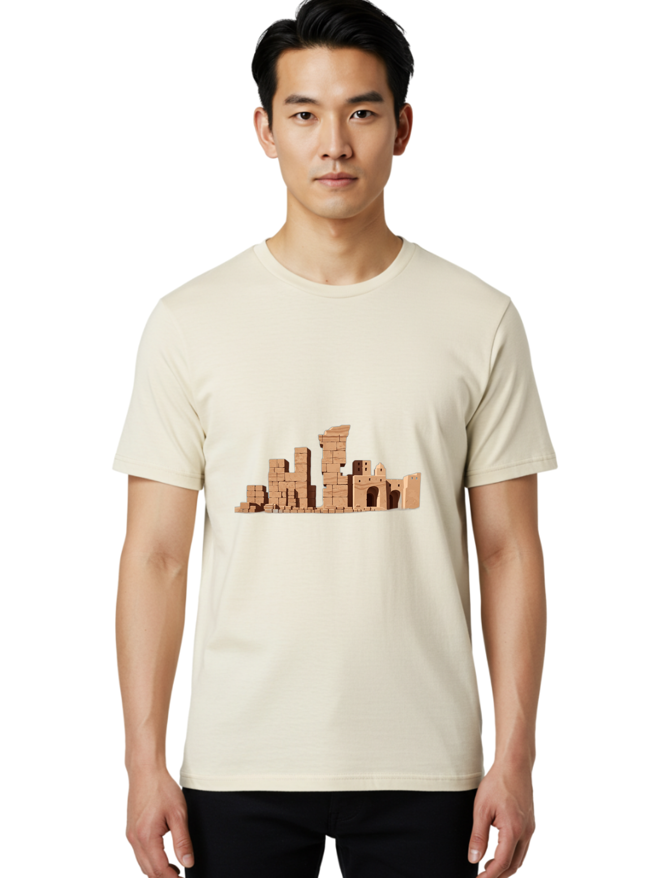 Wooden-Building-Blocks Men'S Graphic Tee, 100% Cotton, Comfortable Casual Summer Wear, Machine Washable, Vintage Camera, Old Camera, Antique Camera, Black Camera, Classic Photography, Photography Equipment, Nostalgic Device, Film Camera, Bah398 25