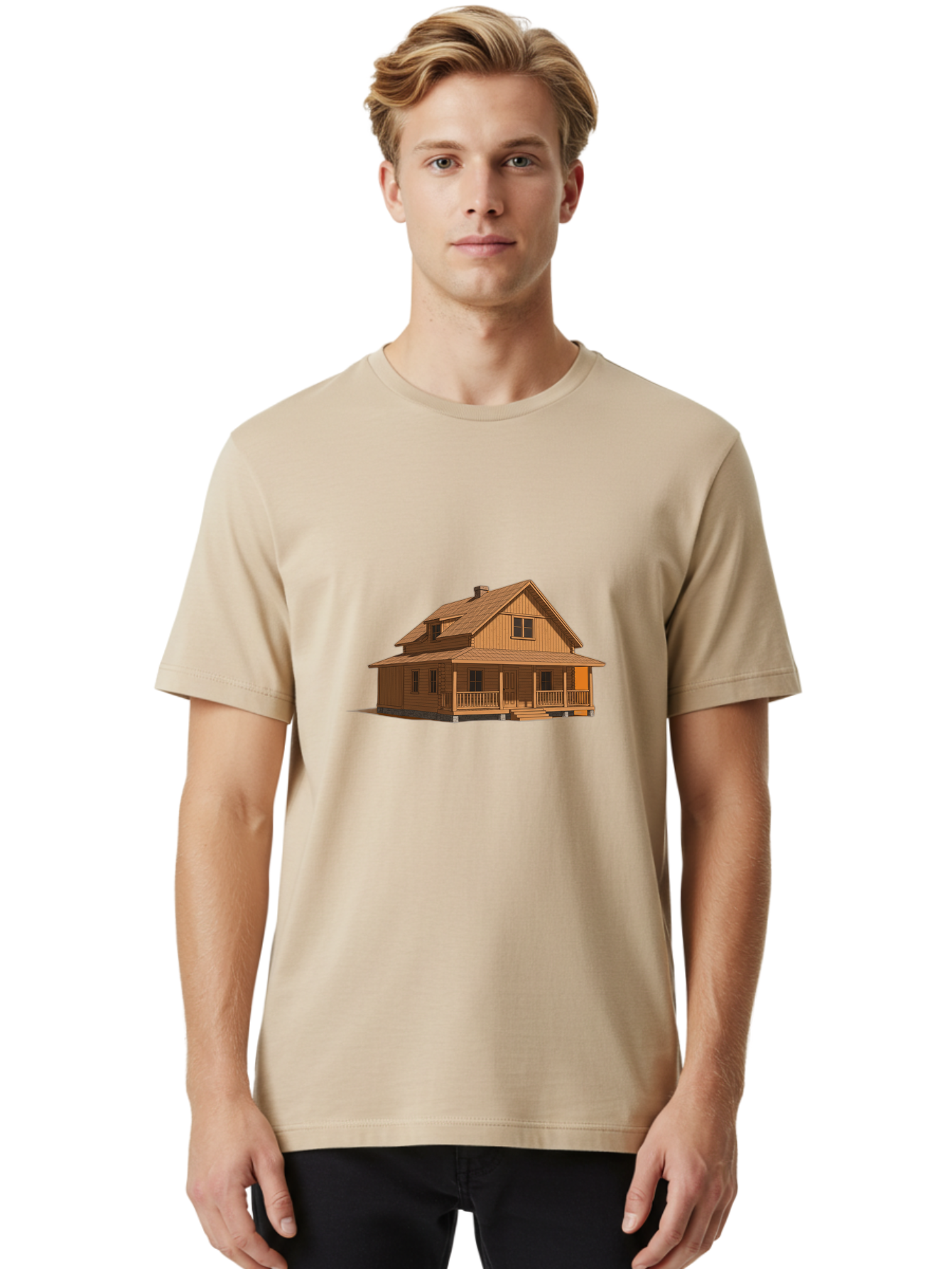 Wooden-House Men'S Graphic Tee, 100% Cotton, Comfortable Casual Summer Wear, Machine Washable, Vintage Camera, Old Camera, Antique Camera, Black Camera, Classic Photography, Photography Equipment, Nostalgic Device, Film Camera, Camera Art Bah399 23