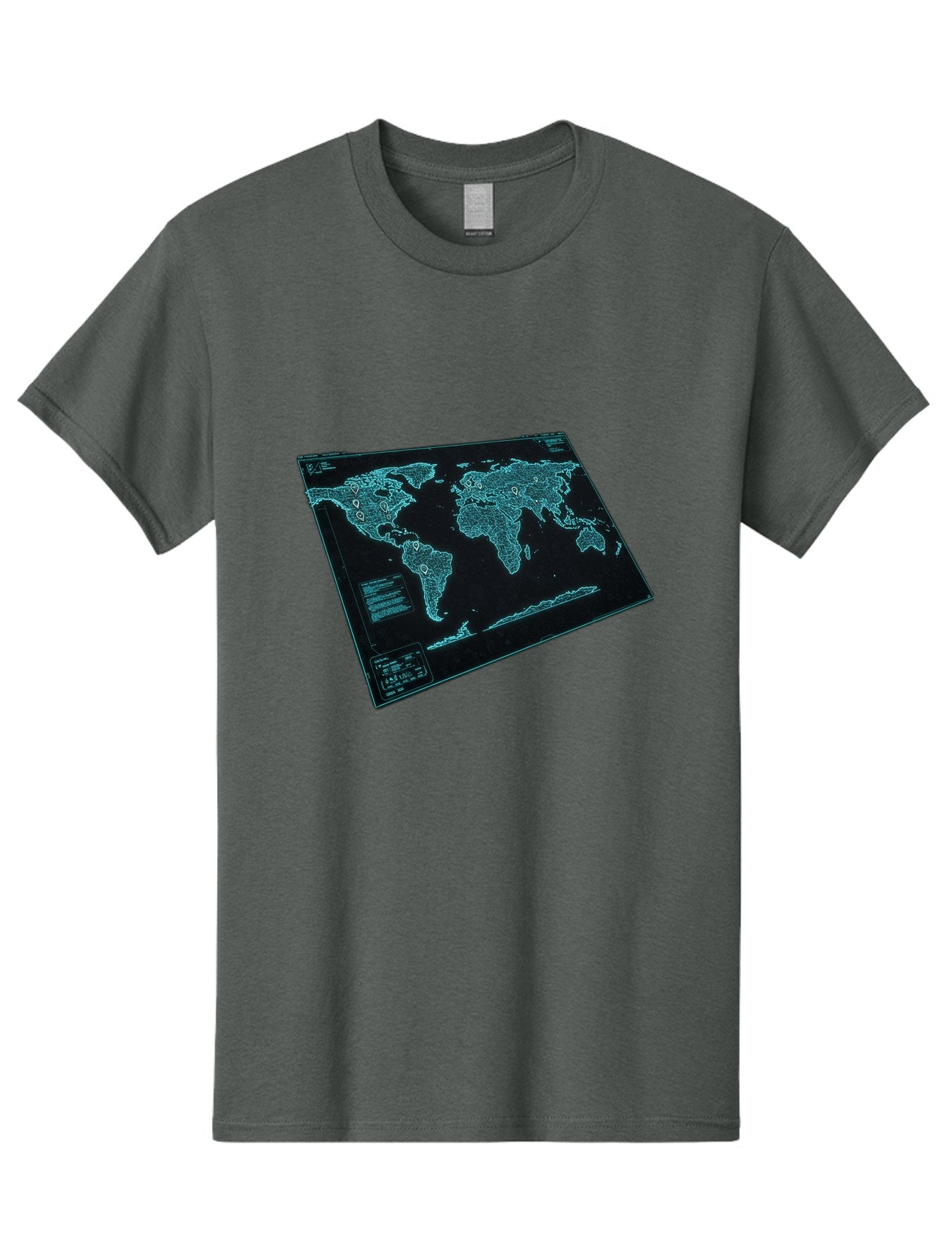 World-Map-1 Men'S Graphic Tee, 100% Cotton, Comfortable Casual Summer Wear, Machine Washable, Vintage Camera, Old Camera, Antique Camera, Black Camera, Classic Photography, Photography Equipment, Nostalgic Device, Film Camera, Camera Art Bah402 11