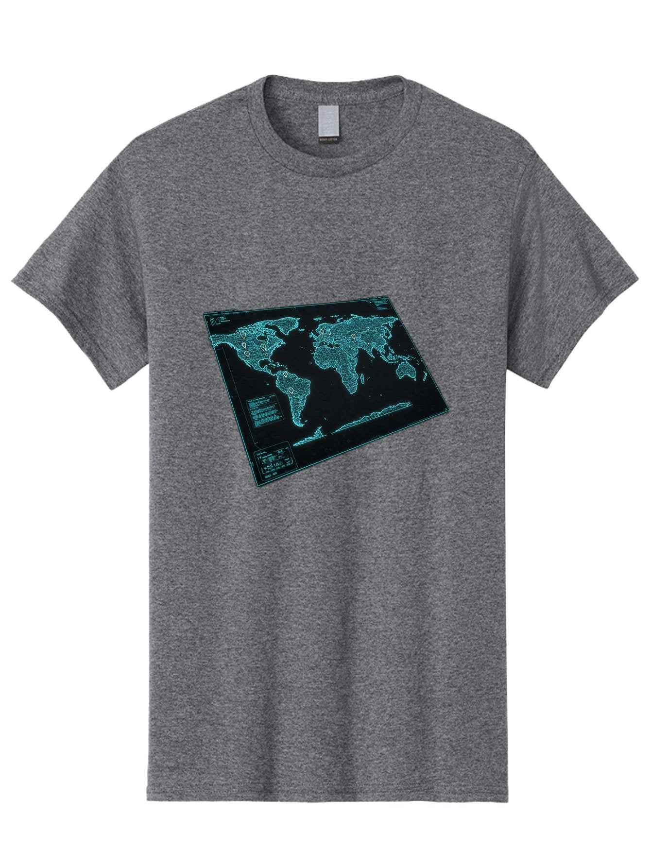 World-Map-1 Men'S Graphic Tee, 100% Cotton, Comfortable Casual Summer Wear, Machine Washable, Vintage Camera, Old Camera, Antique Camera, Black Camera, Classic Photography, Photography Equipment, Nostalgic Device, Film Camera, Camera Art Bah402 10