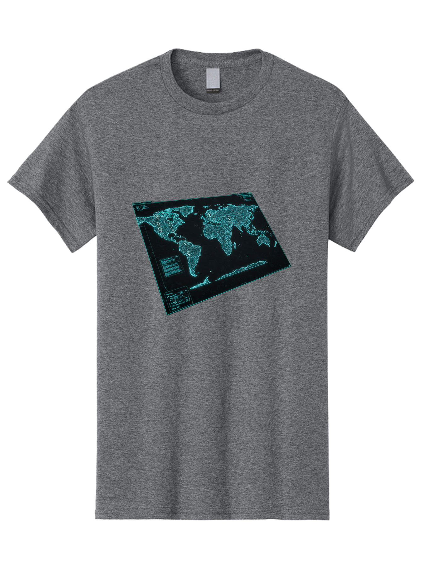 World-Map-1 Men'S Graphic Tee, 100% Cotton, Comfortable Casual Summer Wear, Machine Washable, Vintage Camera, Old Camera, Antique Camera, Black Camera, Classic Photography, Photography Equipment, Nostalgic Device, Film Camera, Camera Art Bah402 14