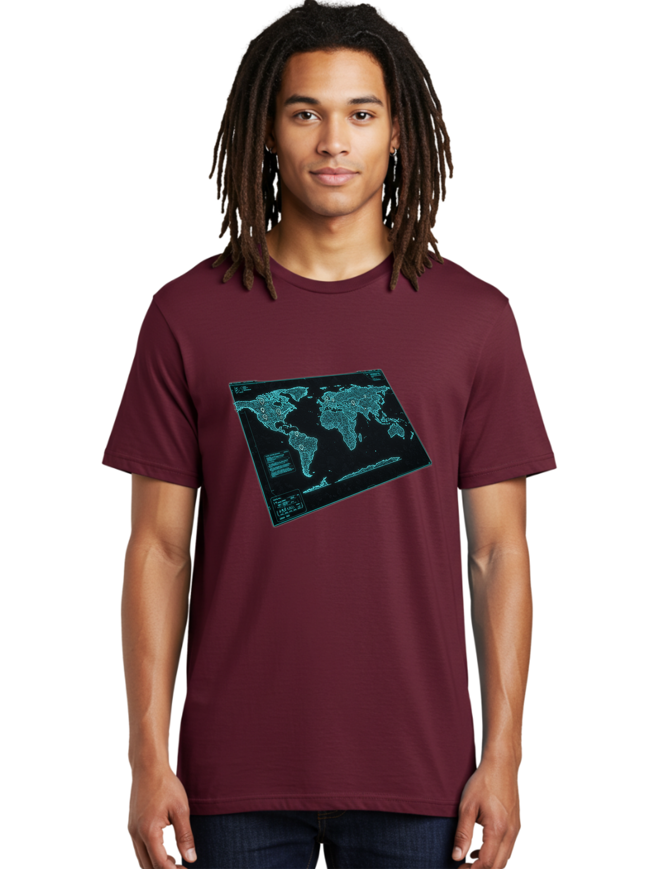 World-Map-1 Men'S Graphic Tee, 100% Cotton, Comfortable Casual Summer Wear, Machine Washable, Vintage Camera, Old Camera, Antique Camera, Black Camera, Classic Photography, Photography Equipment, Nostalgic Device, Film Camera, Camera Art Bah402 27