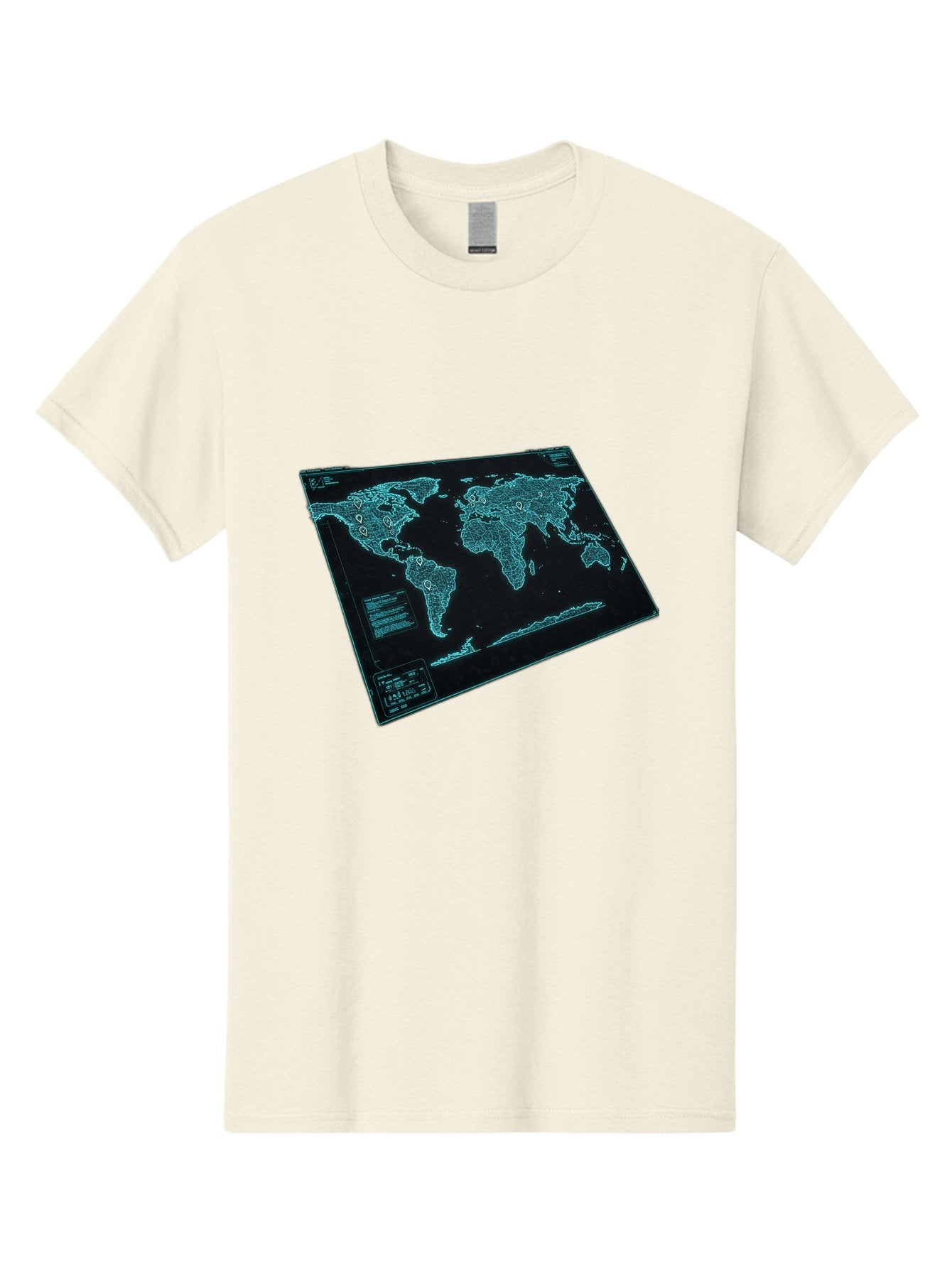World-Map-1 Men'S Graphic Tee, 100% Cotton, Comfortable Casual Summer Wear, Machine Washable, Vintage Camera, Old Camera, Antique Camera, Black Camera, Classic Photography, Photography Equipment, Nostalgic Device, Film Camera, Camera Art Bah402