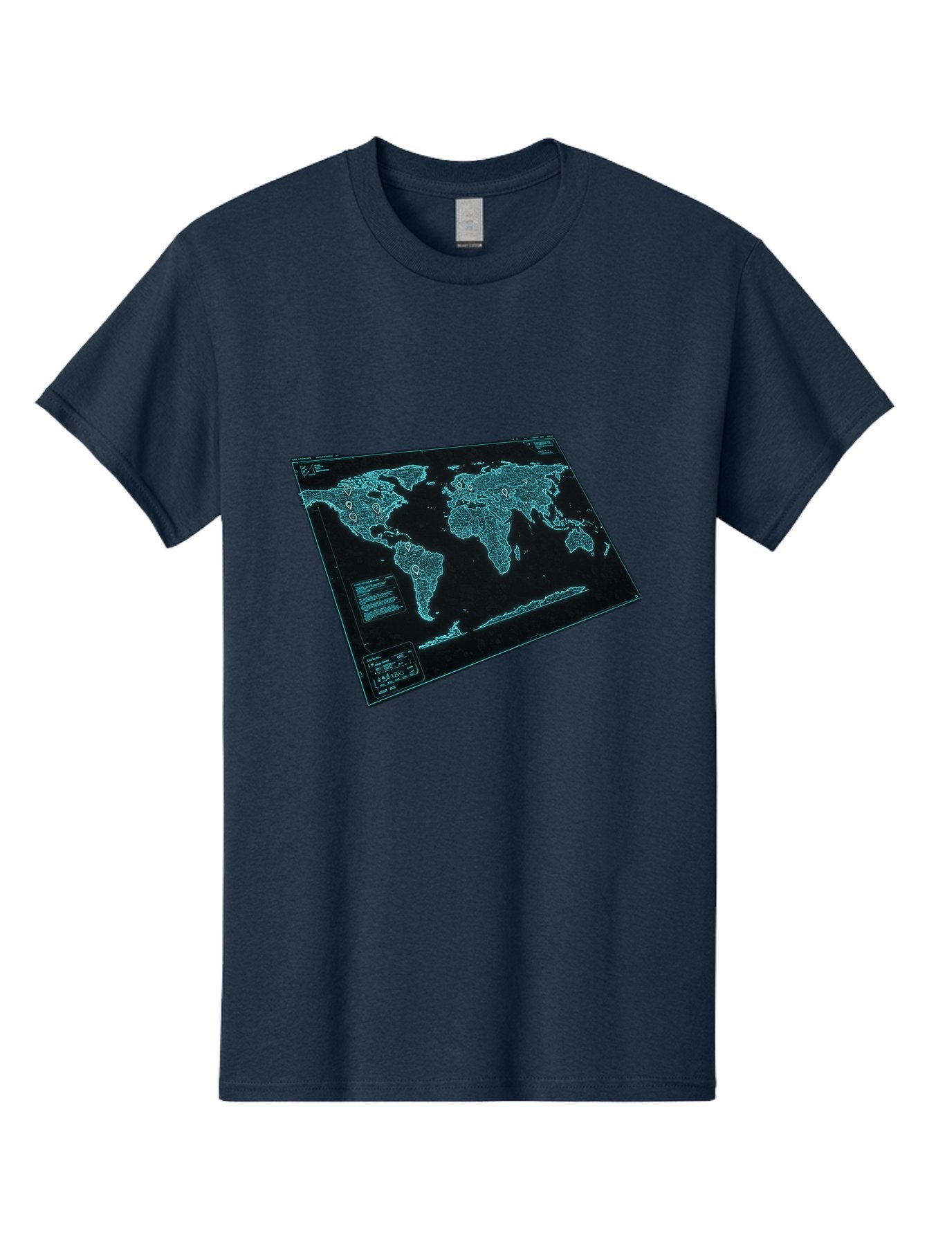 World-Map-1 Men'S Graphic Tee, 100% Cotton, Comfortable Casual Summer Wear, Machine Washable, Vintage Camera, Old Camera, Antique Camera, Black Camera, Classic Photography, Photography Equipment, Nostalgic Device, Film Camera, Camera Art Bah402 8