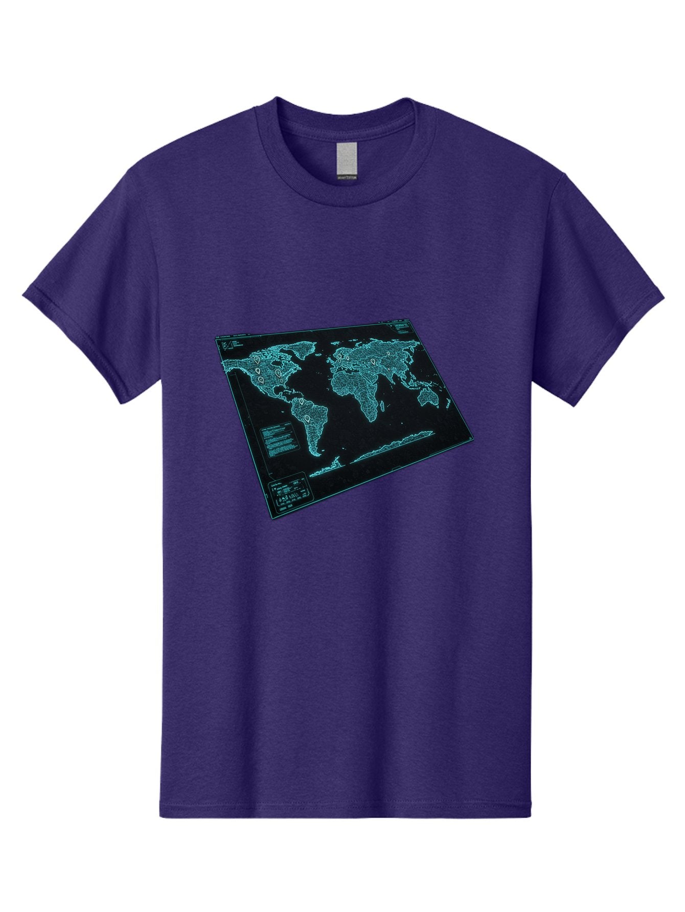 World-Map-1 Men'S Graphic Tee, 100% Cotton, Comfortable Casual Summer Wear, Machine Washable, Vintage Camera, Old Camera, Antique Camera, Black Camera, Classic Photography, Photography Equipment, Nostalgic Device, Film Camera, Camera Art Bah402 5