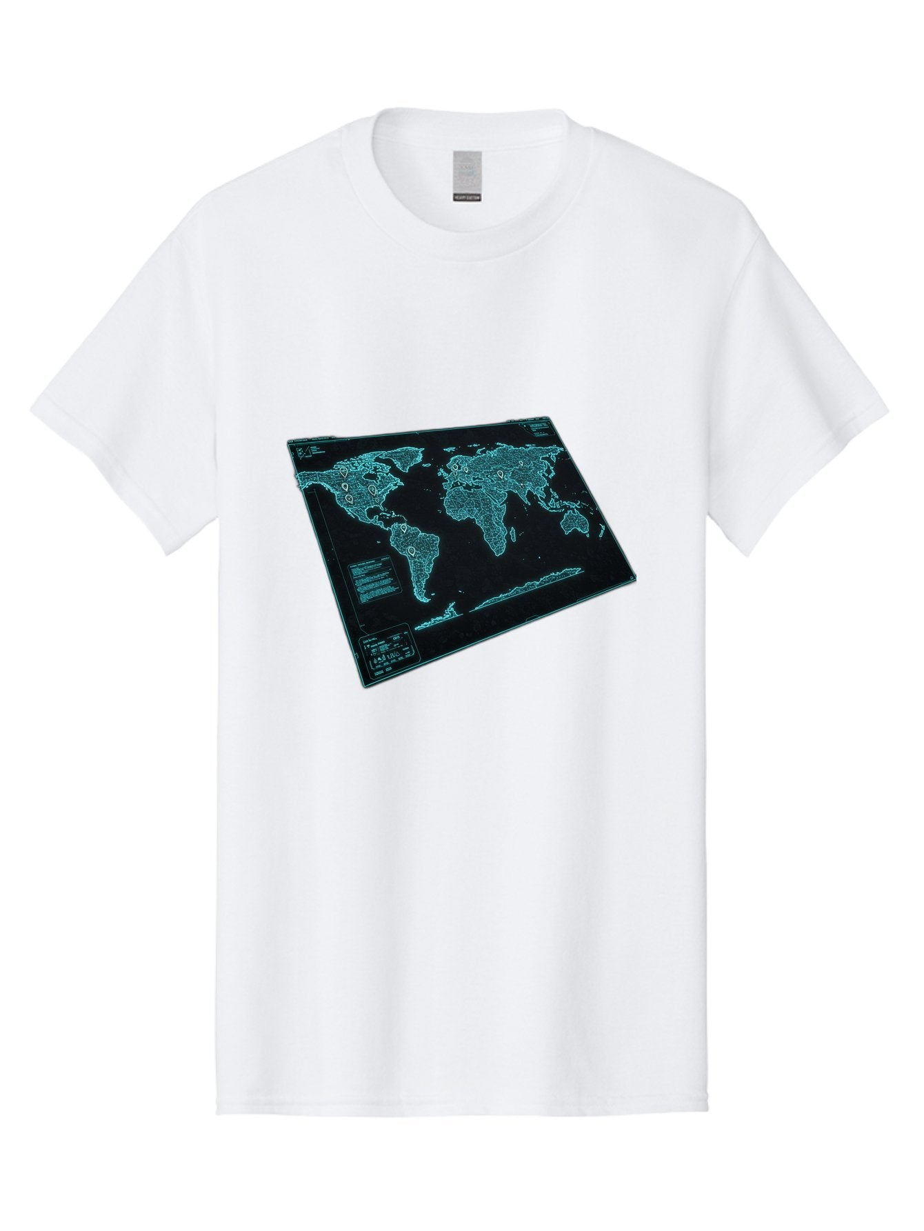 World-Map-1 Men'S Graphic Tee, 100% Cotton, Comfortable Casual Summer Wear, Machine Washable, Vintage Camera, Old Camera, Antique Camera, Black Camera, Classic Photography, Photography Equipment, Nostalgic Device, Film Camera, Camera Art Bah402 9