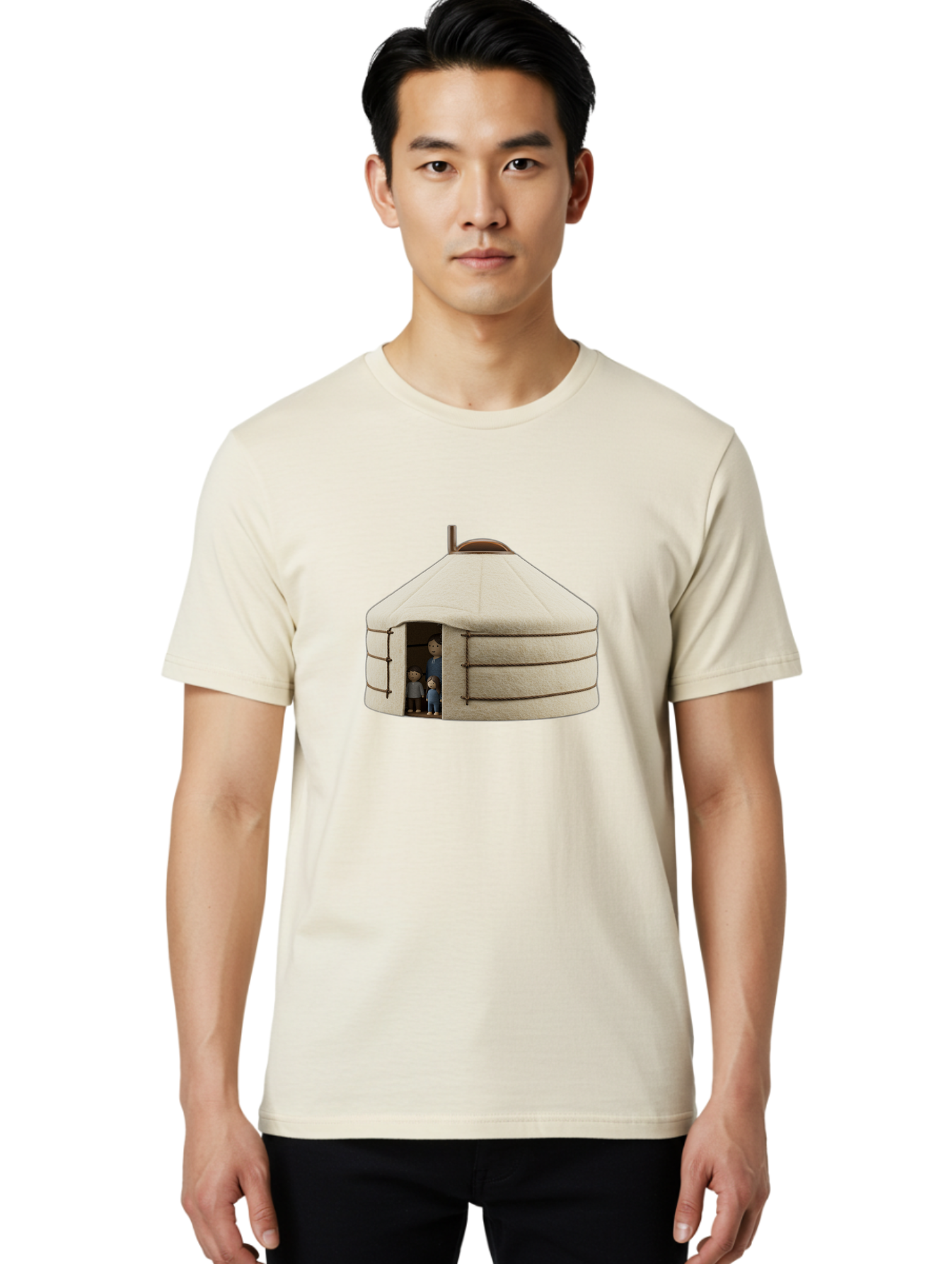 Yurt-With-Family Men'S Graphic Tee, 100% Cotton, Comfortable Casual Summer Wear, Machine Washable, Vintage Camera, Old Camera, Antique Camera, Black Camera, Classic Photography, Photography Equipment, Nostalgic Device, Film Camera, Camera Art Bah412 21