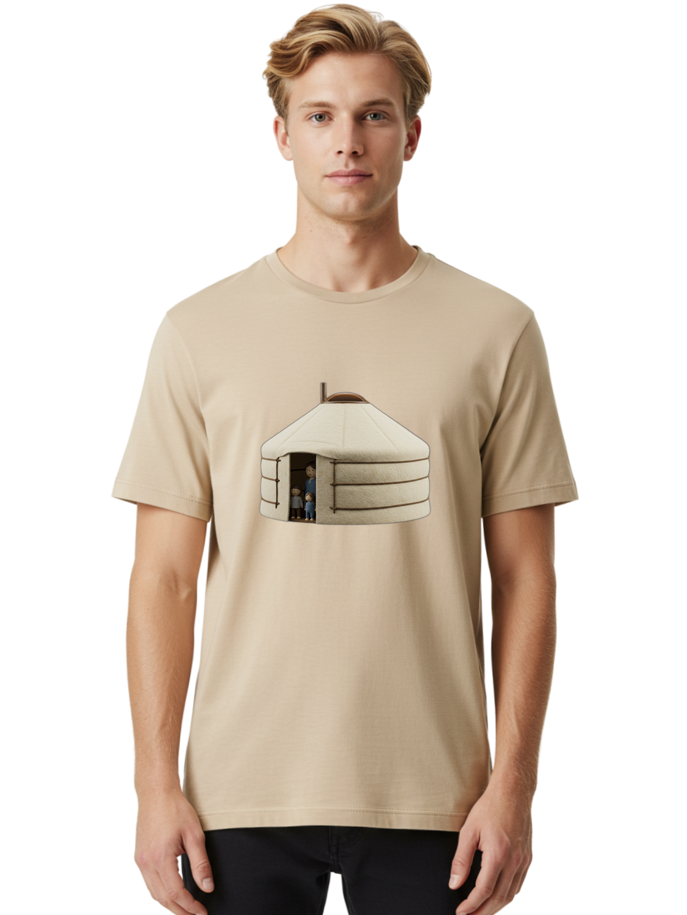 Yurt-With-Family Men'S Graphic Tee, 100% Cotton, Comfortable Casual Summer Wear, Machine Washable, Vintage Camera, Old Camera, Antique Camera, Black Camera, Classic Photography, Photography Equipment, Nostalgic Device, Film Camera, Camera Art Bah412 22