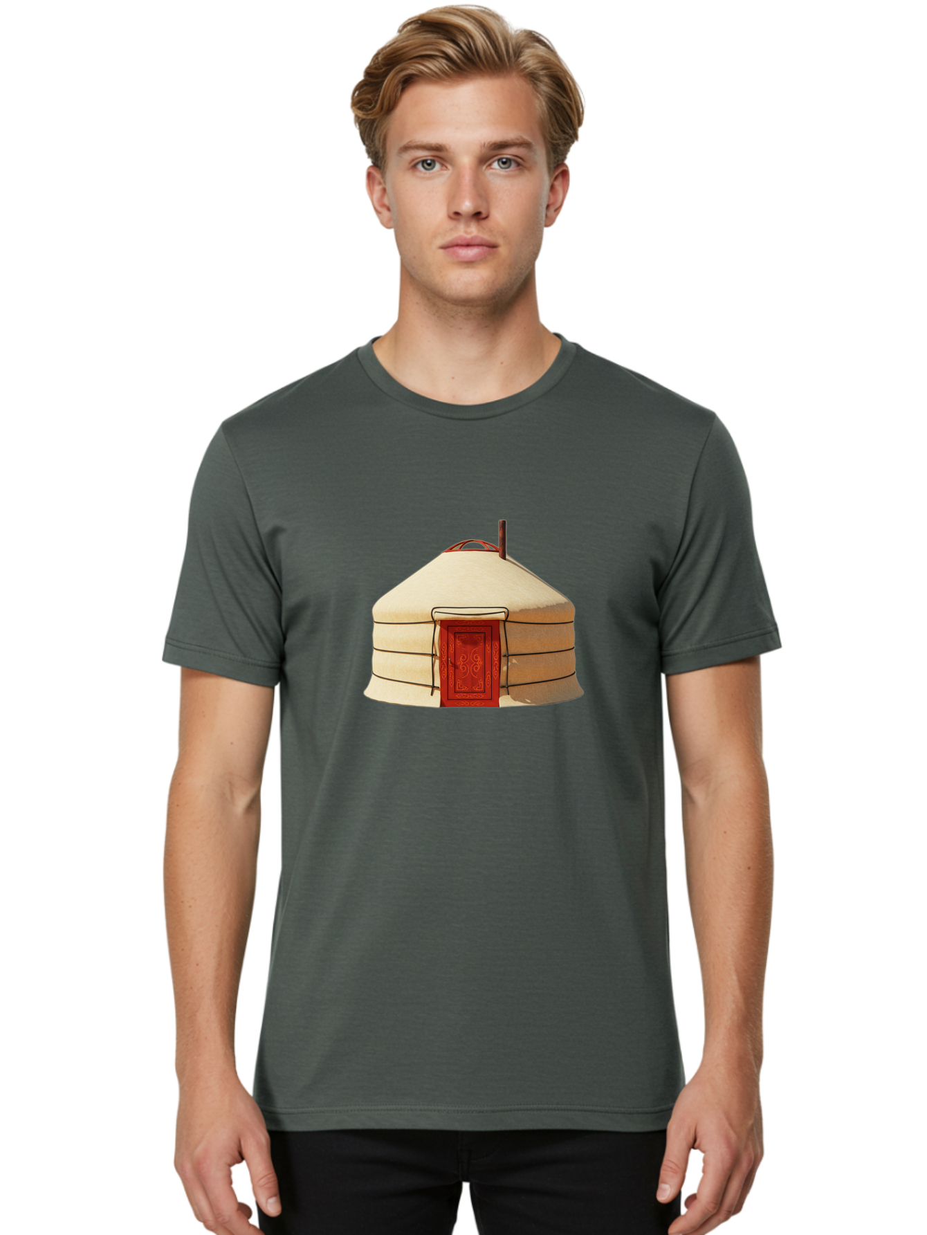 Yurt Men'S Graphic Tee, 100% Cotton, Comfortable Casual Summer Wear, Machine Washable, Vintage Camera, Old Camera, Antique Camera, Black Camera, Classic Photography, Photography Equipment, Nostalgic Device, Film Camera, Camera Art Bah413 30
