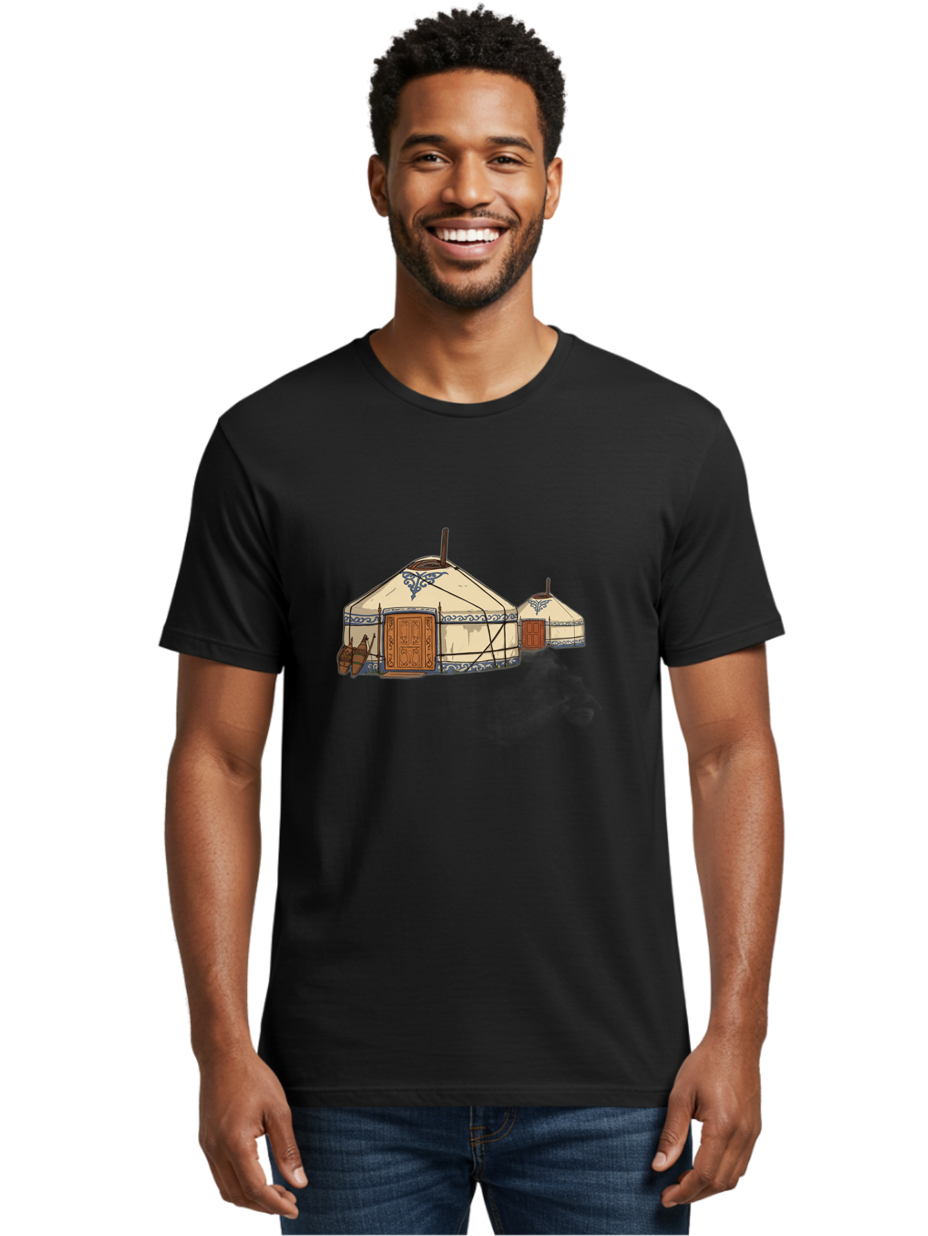 Yurts-1 Men'S Graphic Tee, 100% Cotton, Comfortable Casual Summer Wear, Machine Washable, Vintage Camera, Old Camera, Antique Camera, Black Camera, Classic Photography, Photography Equipment, Nostalgic Device, Film Camera, Camera Art Bah414 24