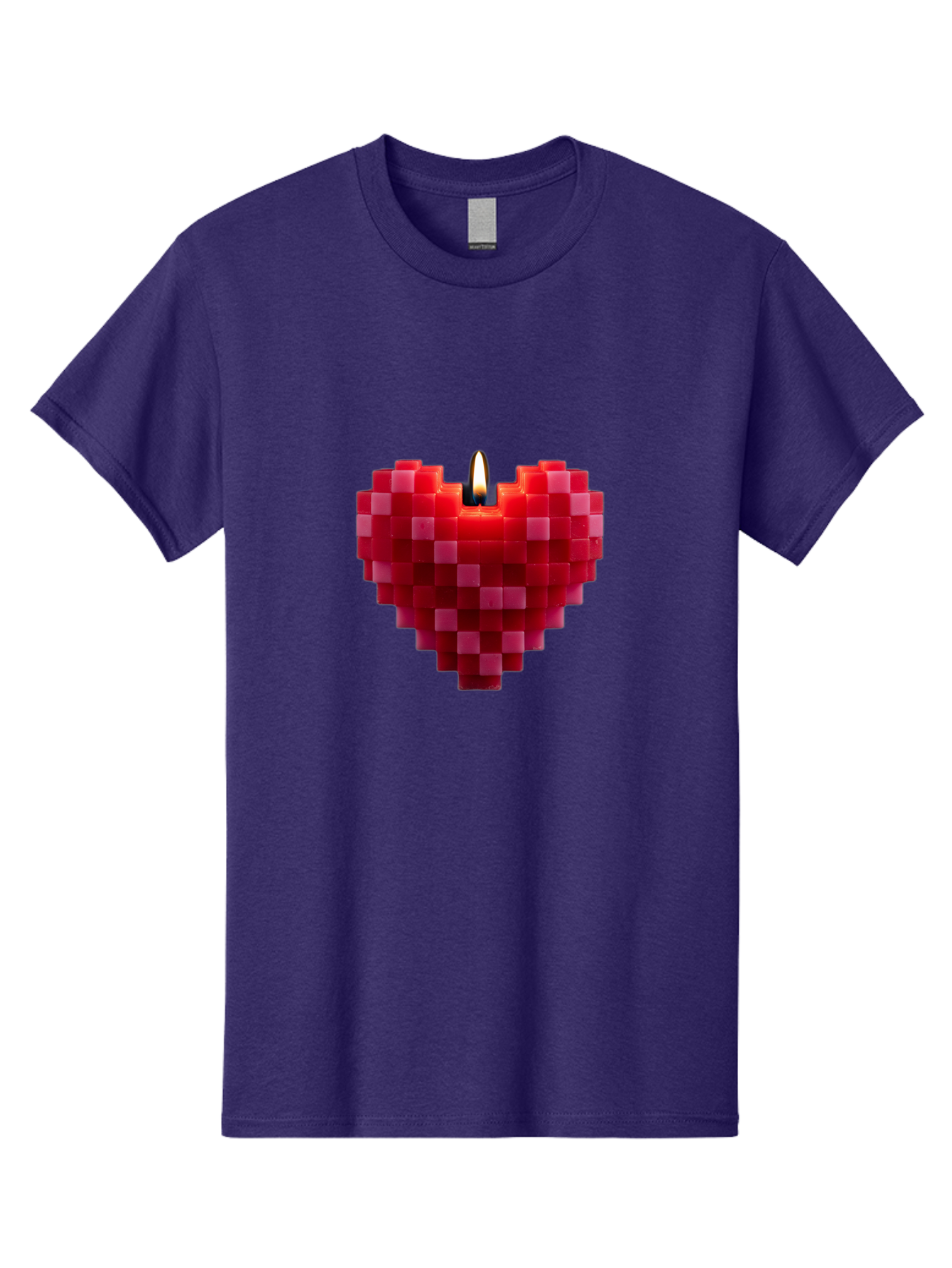 3D-Red-Heart-Candle Men'S Graphic Tee, 100% Cotton, Comfortable Casual Summer Wear, Machine Washable, Vintage Camera, Old Camera, Antique Camera, Black Camera, Classic Photography, Photography Equipment, Nostalgic Device, Film Camera, Bah419